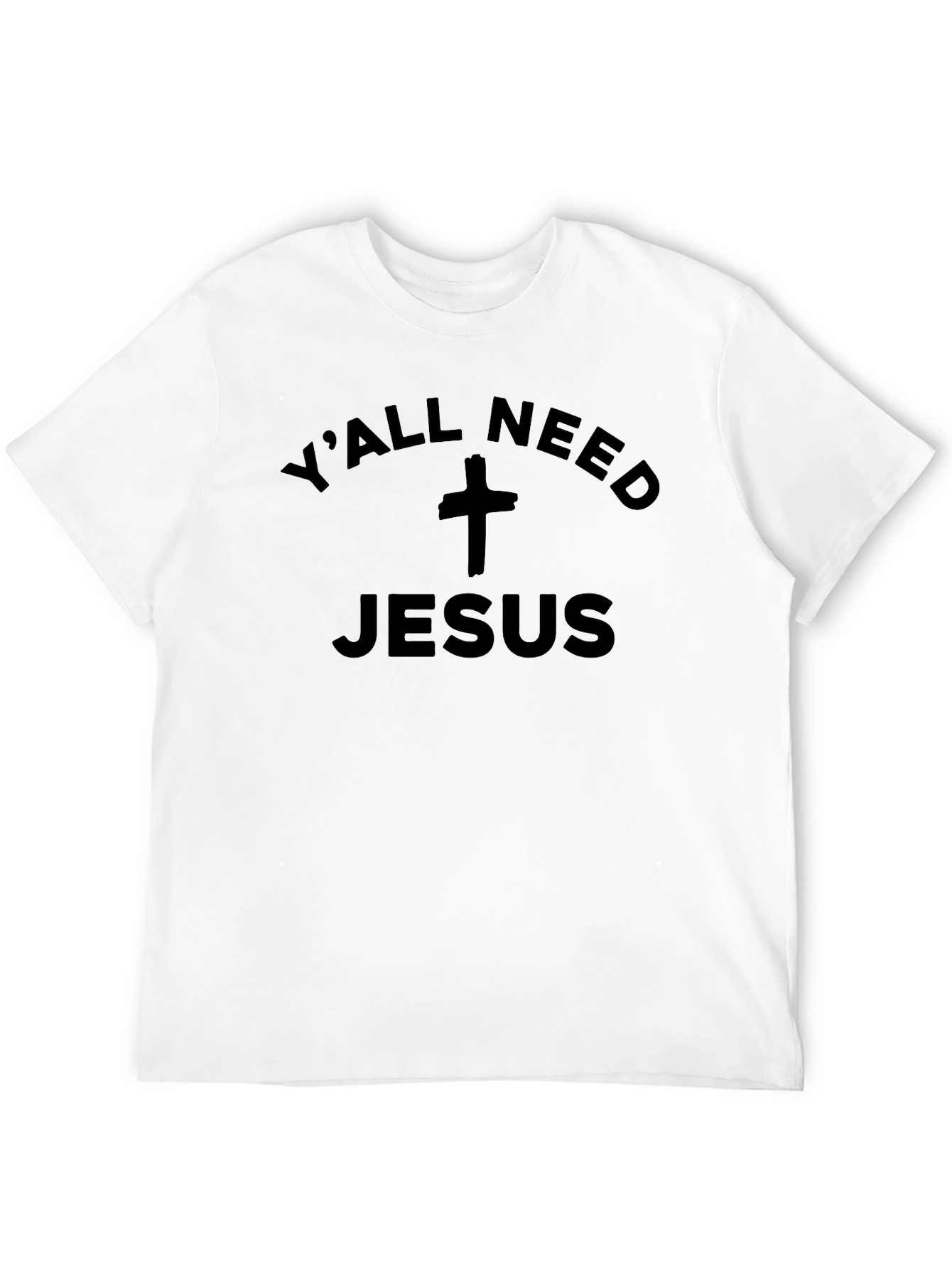 Yall Need Jesus Black Graphic Tee