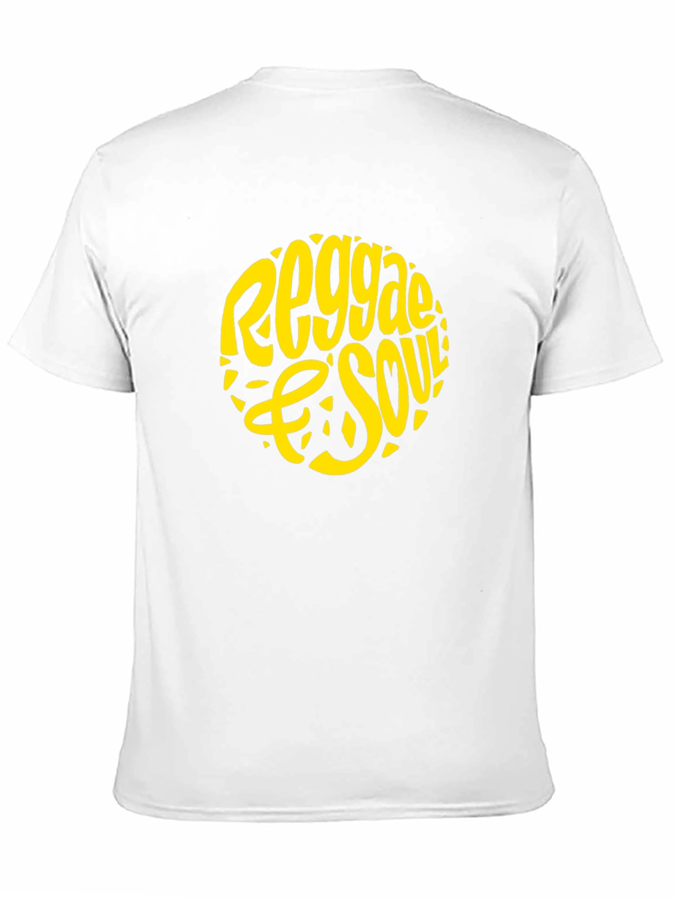 Reggae & Soul Graphic Tee - Black Cotton T-Shirt