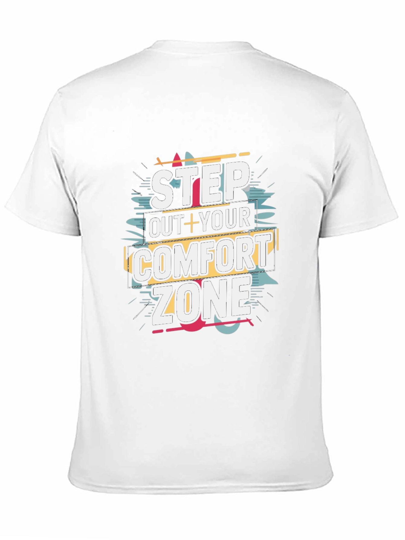 Step Out Comfort Zone Black T-Shirt