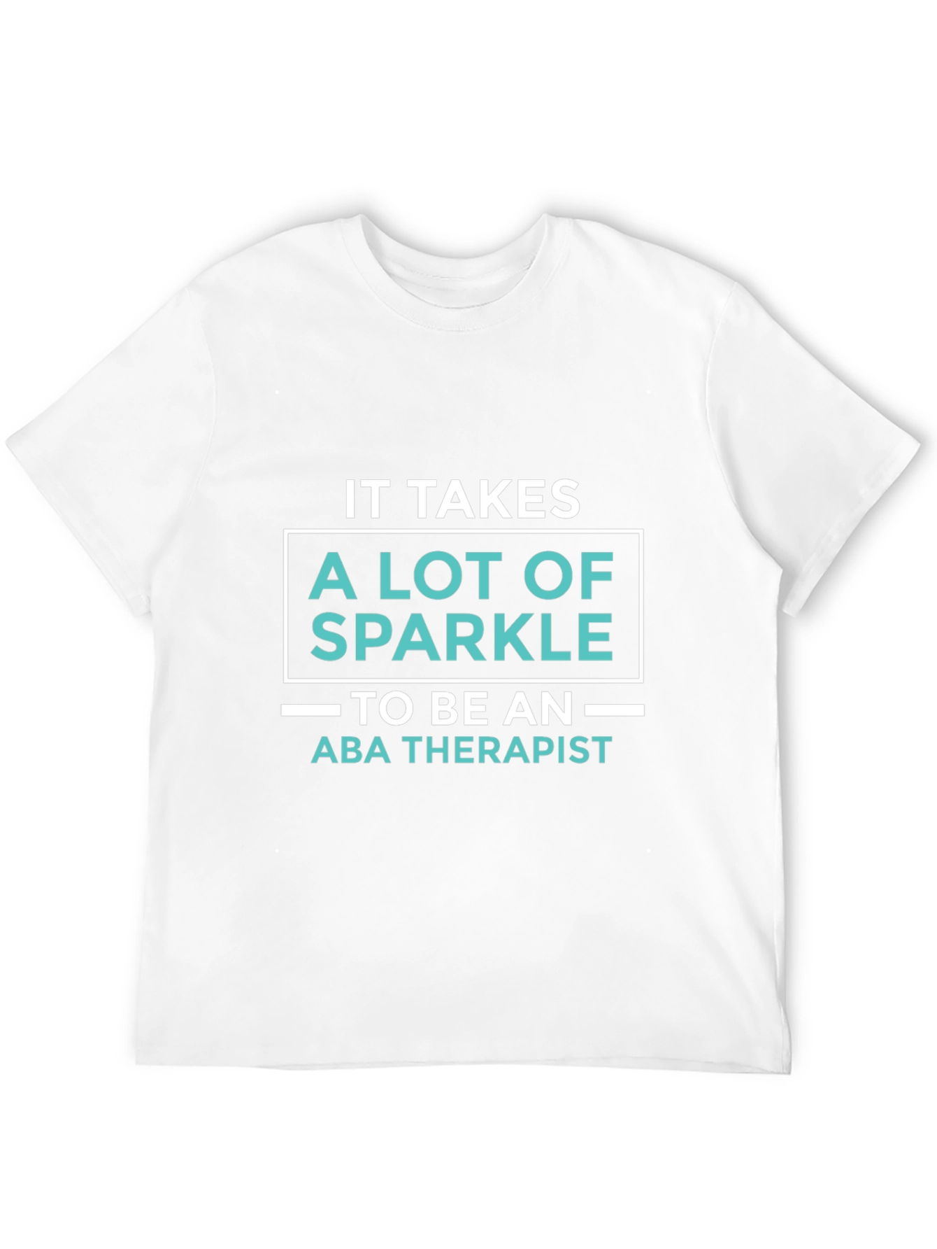 Sparkle ABA Therapist T-Shirt - Black Graphic Tee