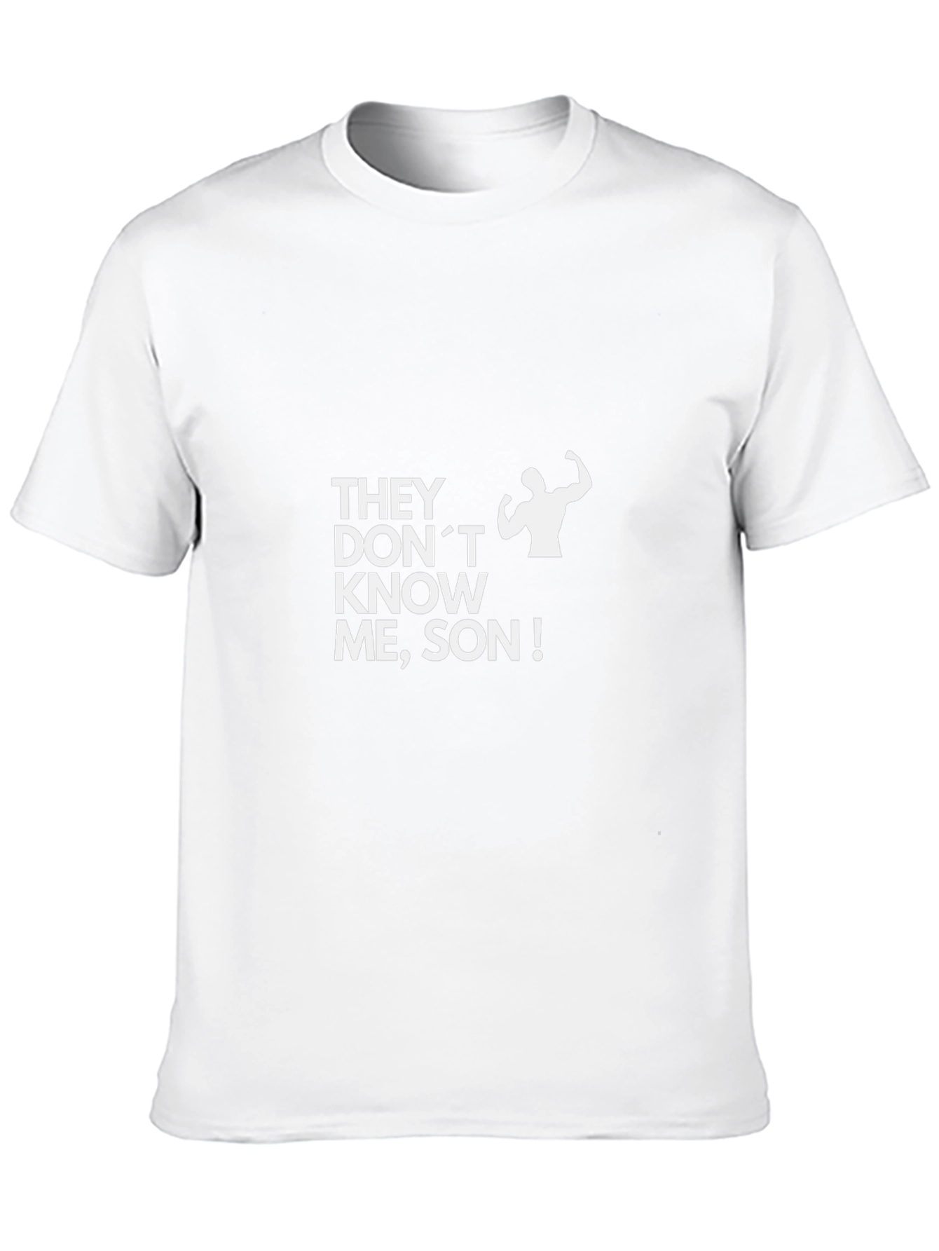 They Dont Know Me Son! Black T-Shirt
