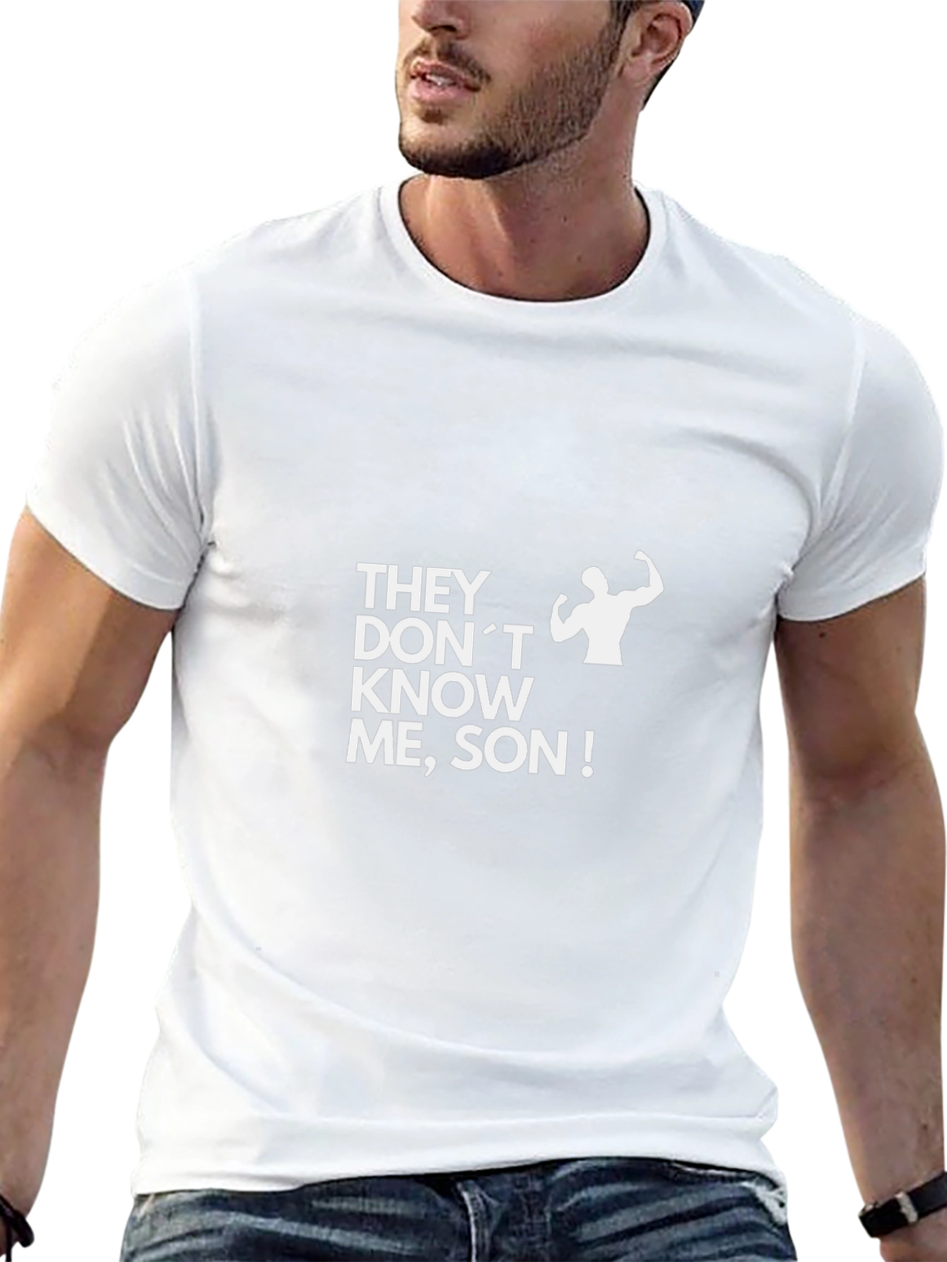 They Dont Know Me Son! Black T-Shirt