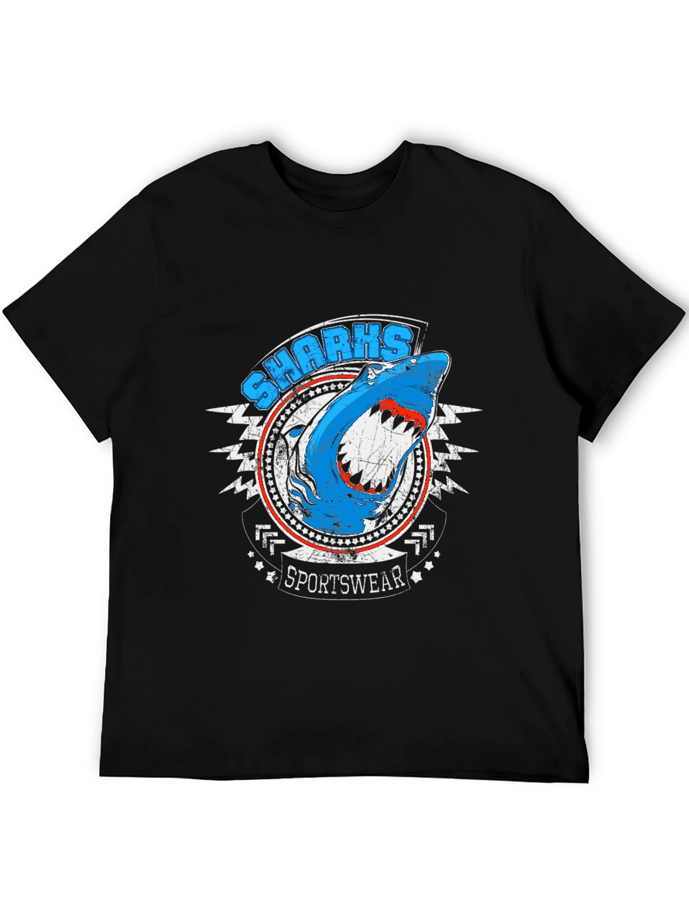 Shark Sportswear Graphic Tee - Black