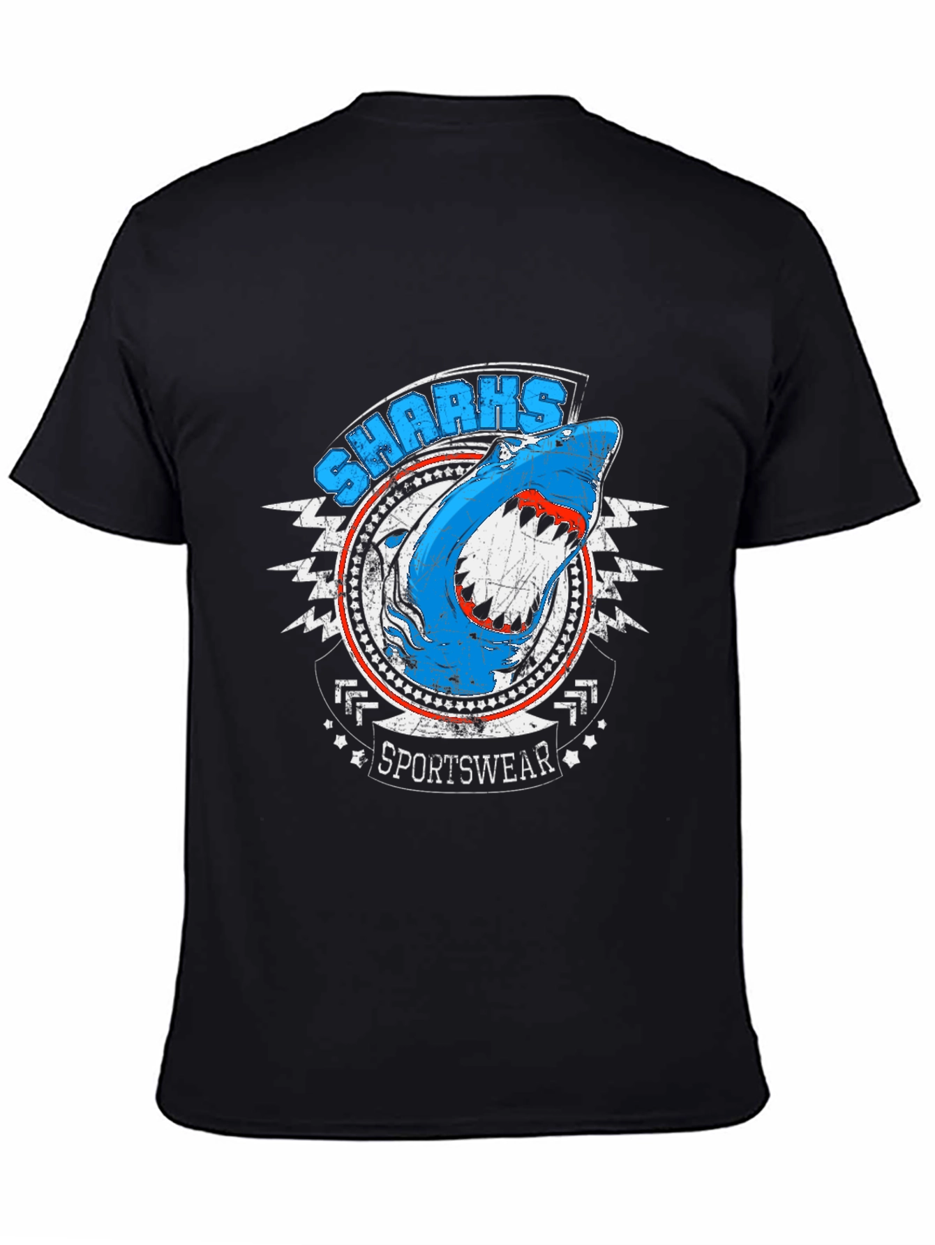 Shark Sportswear Graphic Tee - Black
