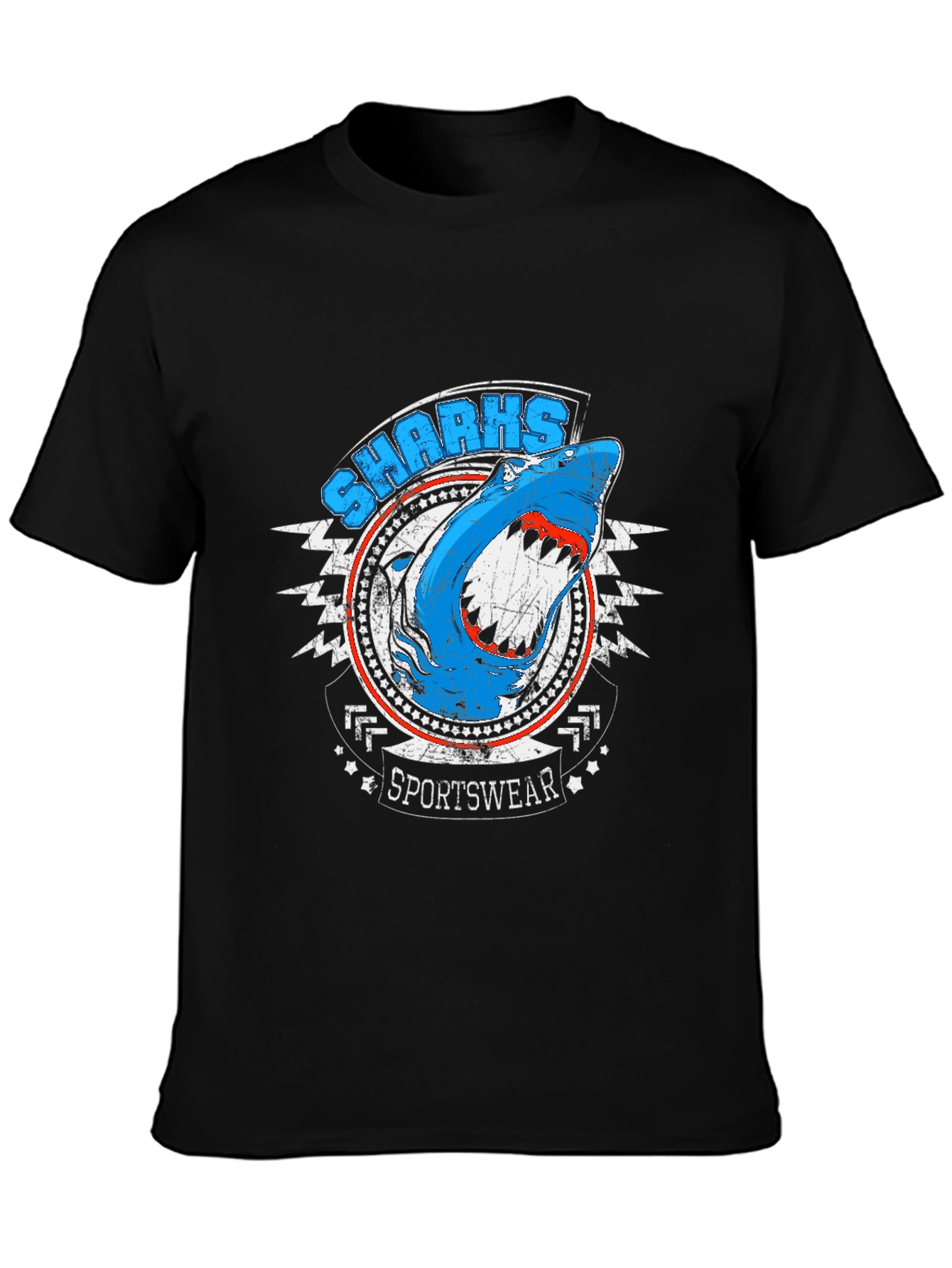 Shark Sportswear Graphic Tee - Black