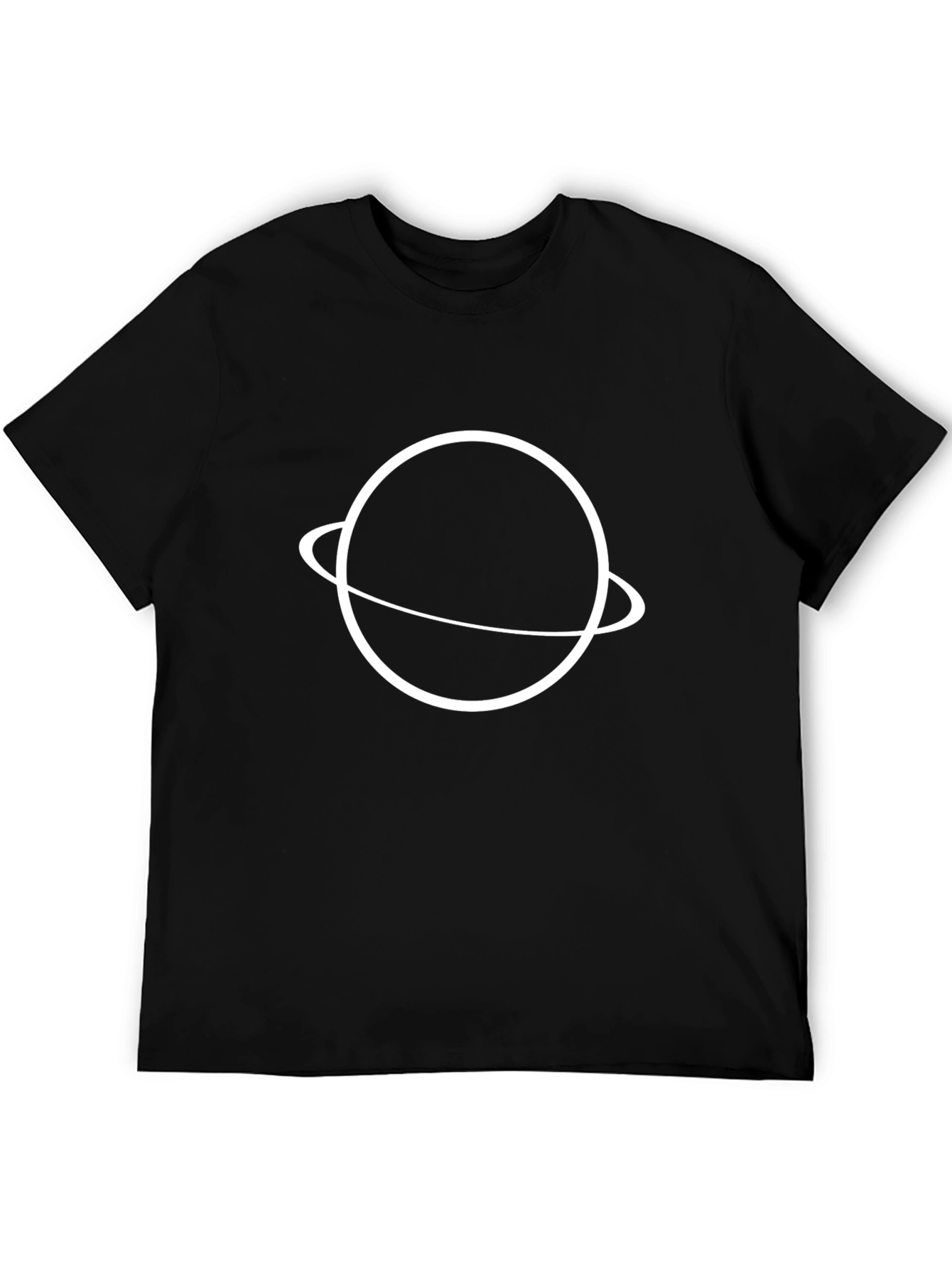 Planet Graphic Black T-Shirt - Stylish & Unique Design