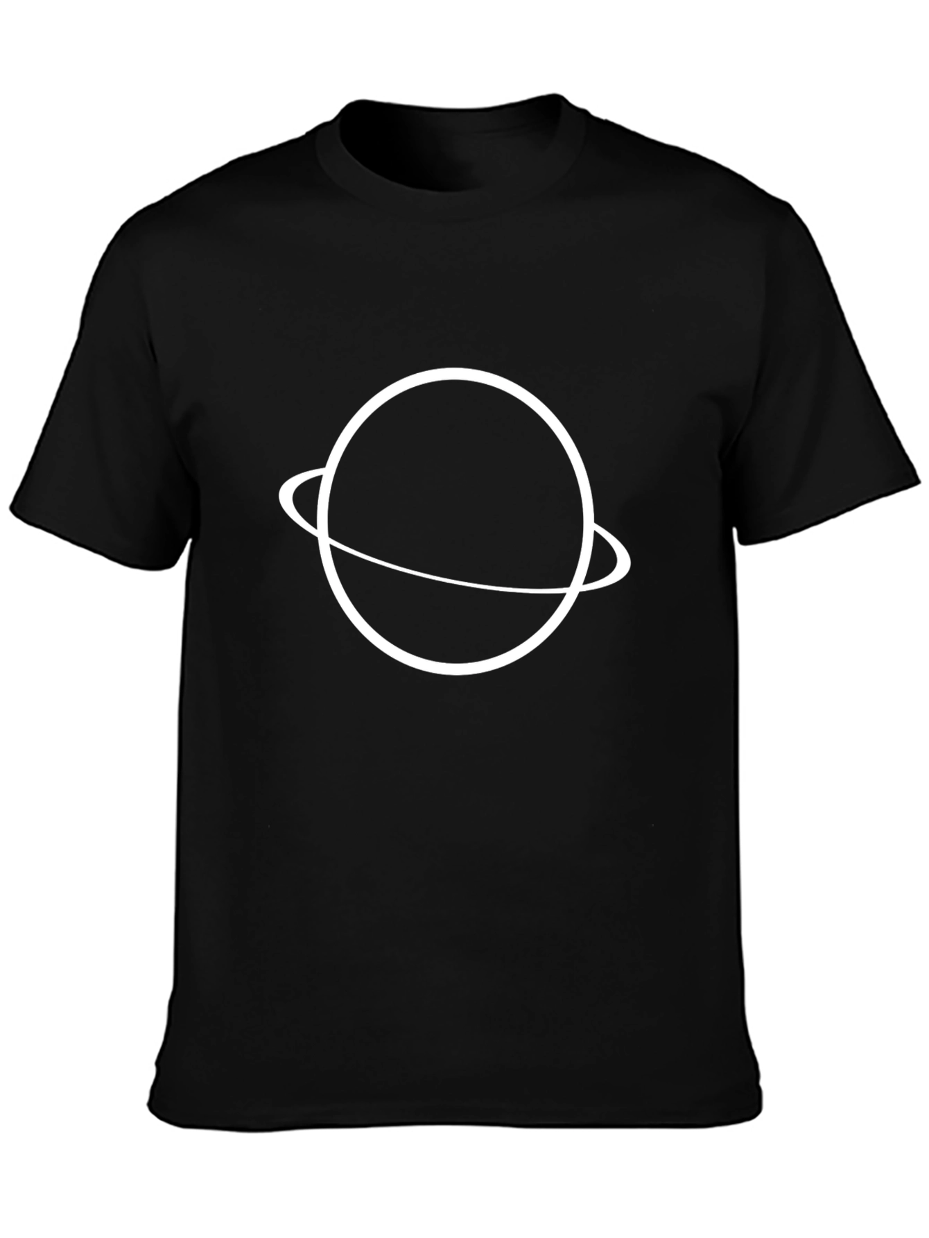 Planet Graphic Black T-Shirt - Stylish & Unique Design