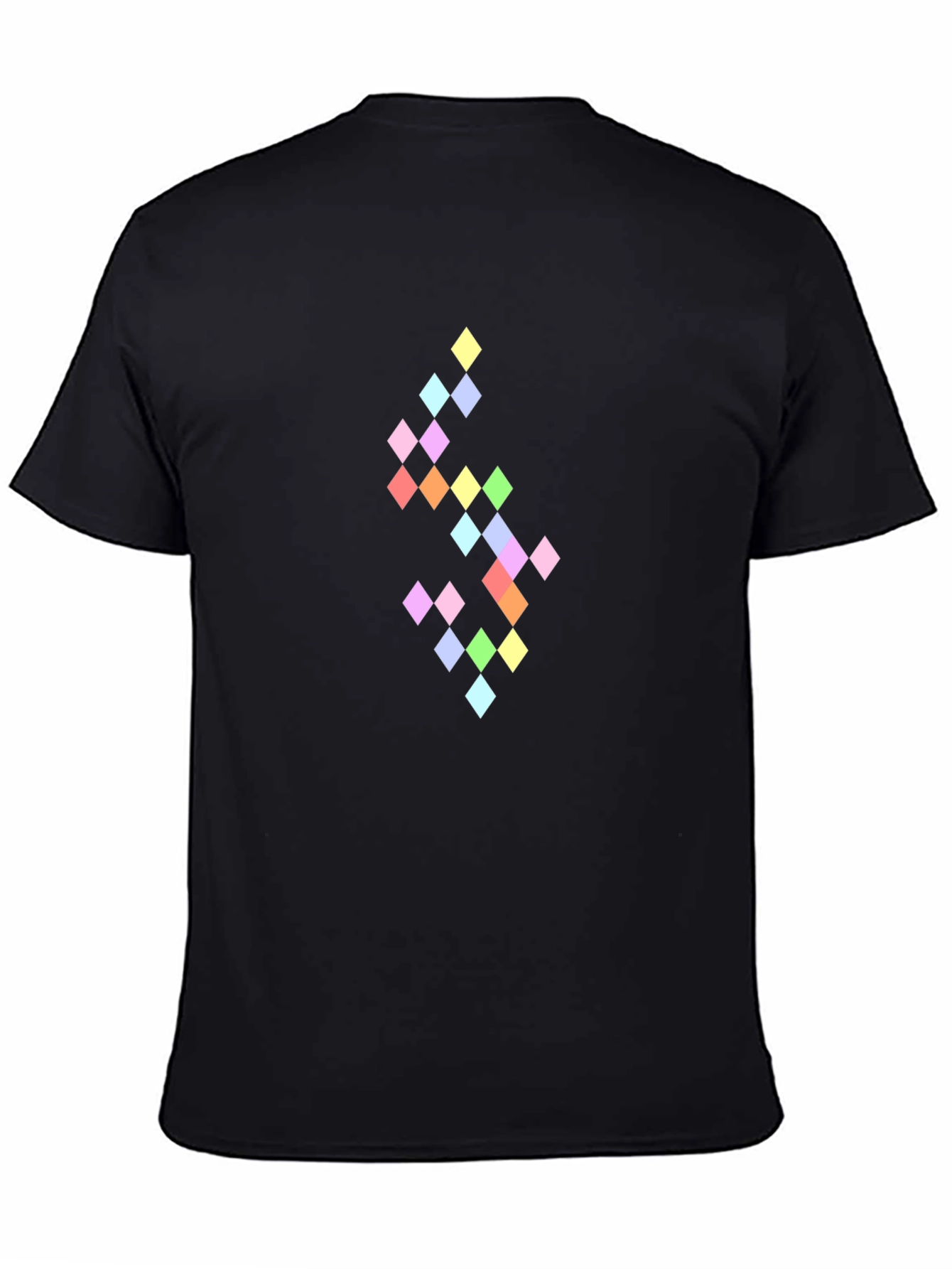 Pixel Diamond Black T-Shirt