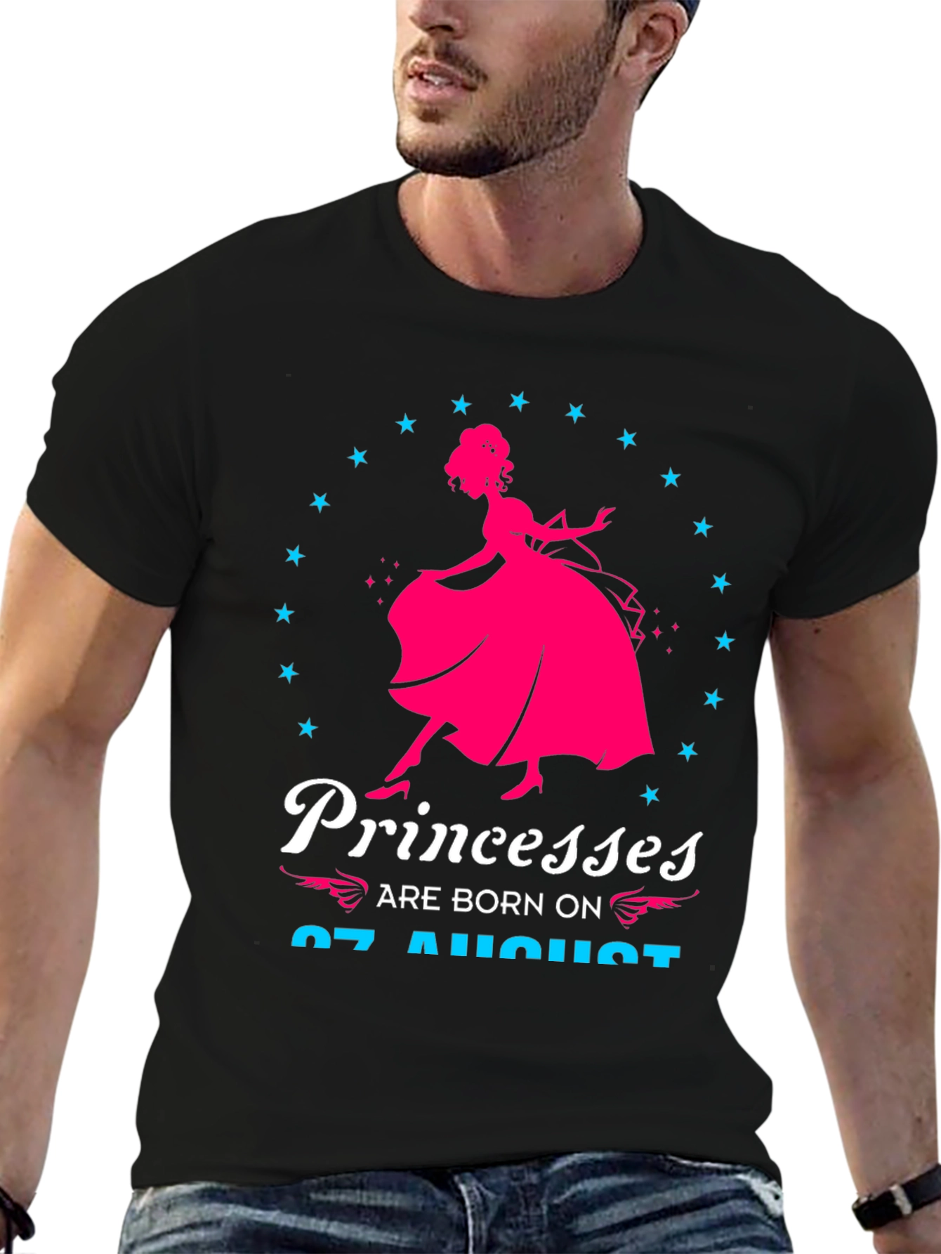 Princesses Born on August 07 T-Shirt