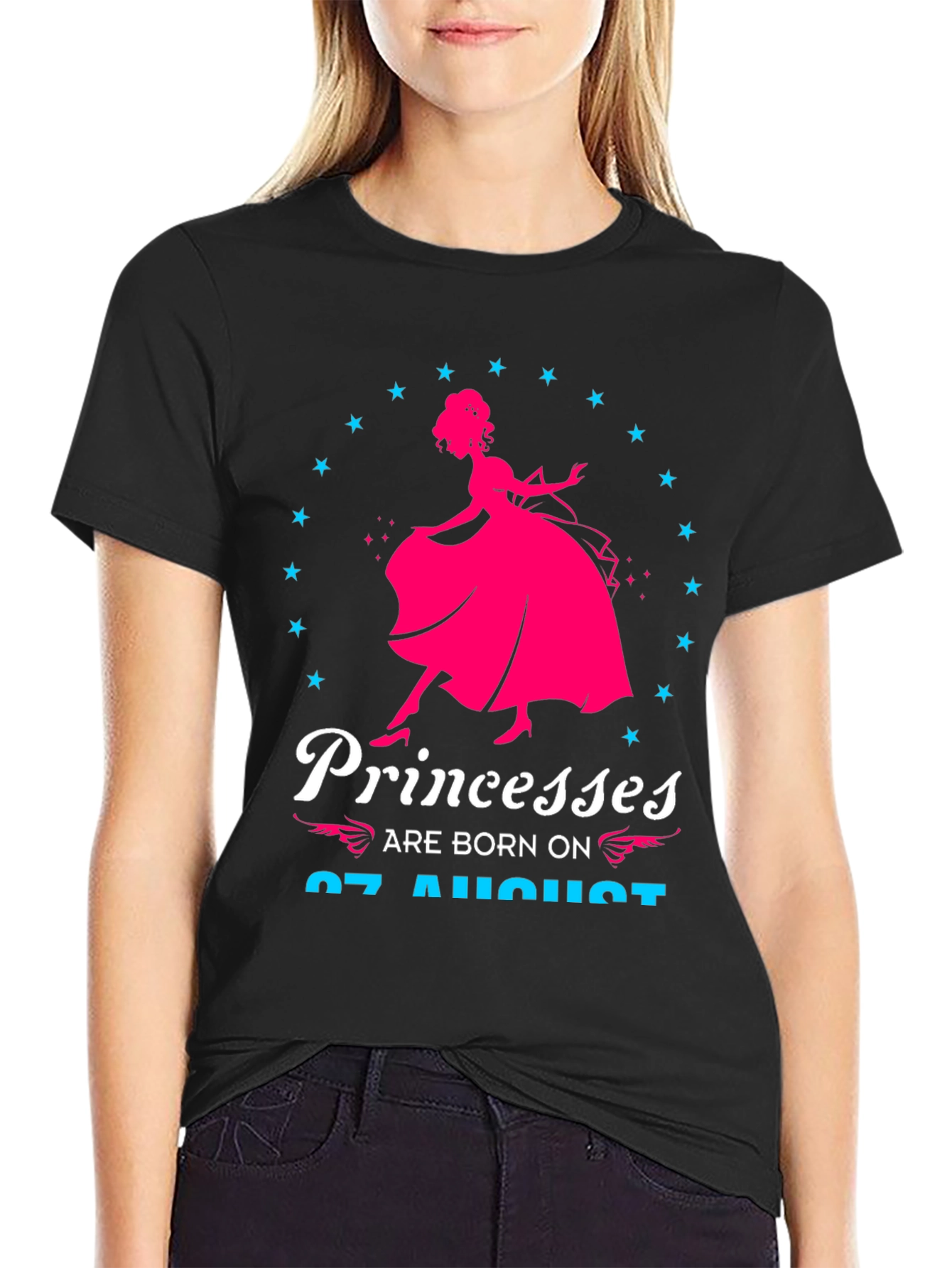 Princesses Born on August 07 T-Shirt
