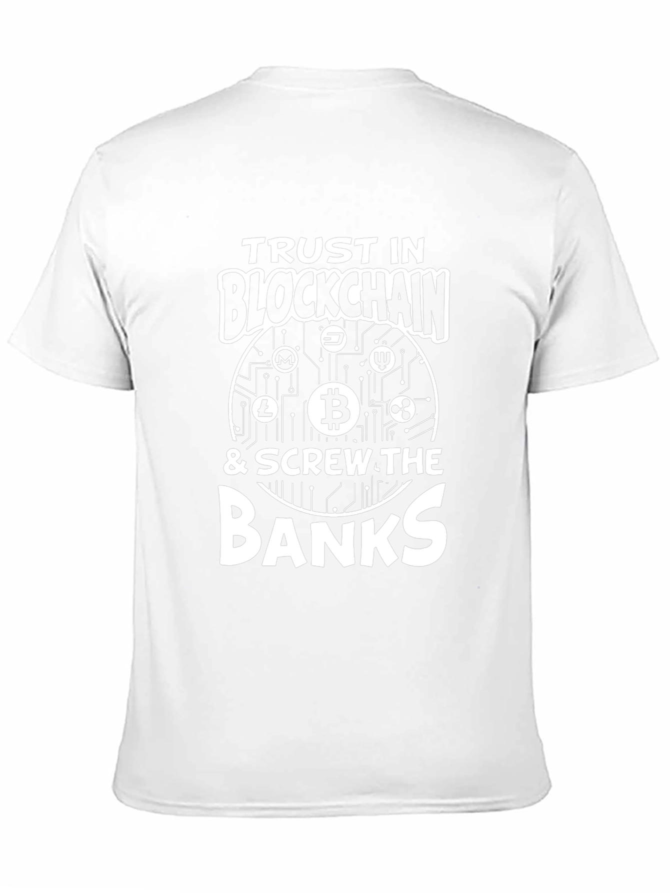 Trust Blockchain Crypto Bitcoin T-Shirt