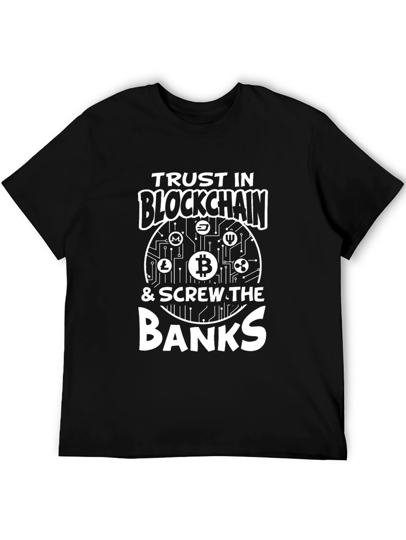 Trust Blockchain Crypto Bitcoin T-Shirt