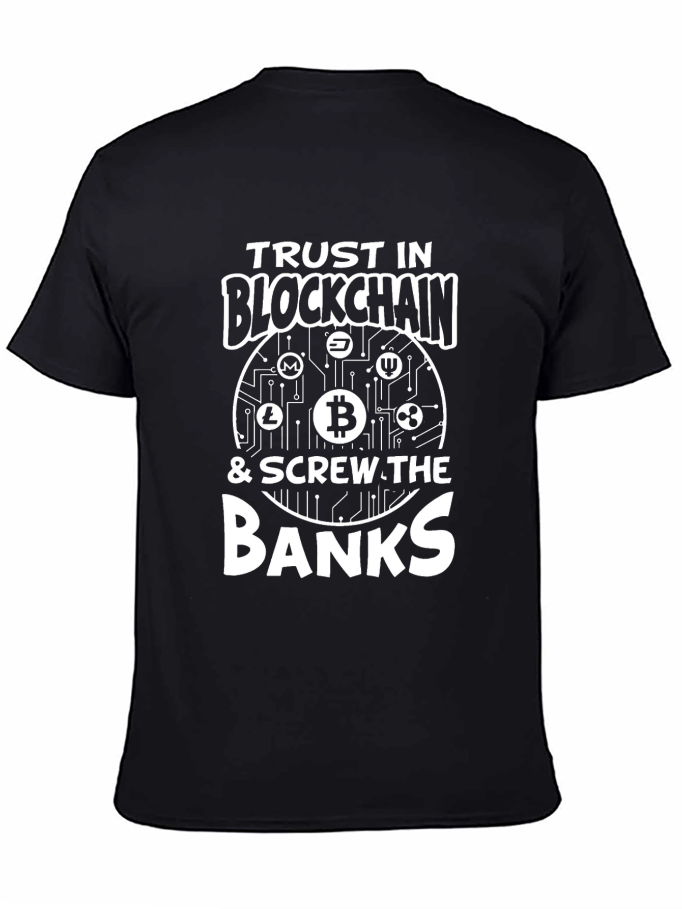 Trust Blockchain Crypto Bitcoin T-Shirt