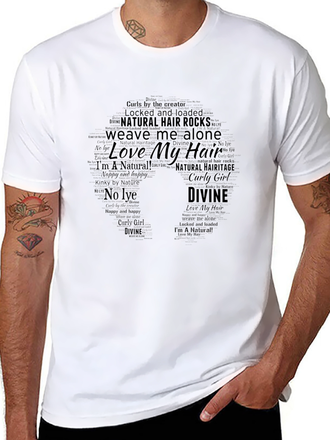 Natural Hair Rocks Tee - Love My Hair Shirt