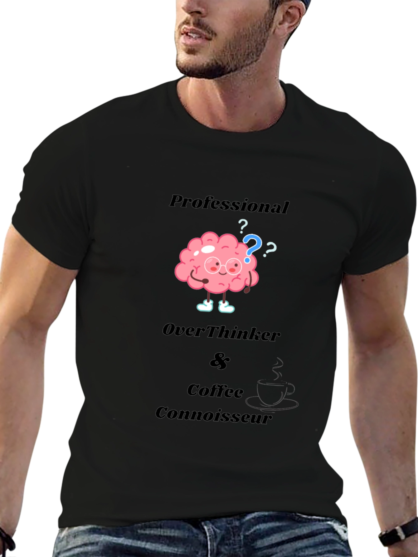 Professional Overthinker & Coffee Connoisseur T-Shirt
