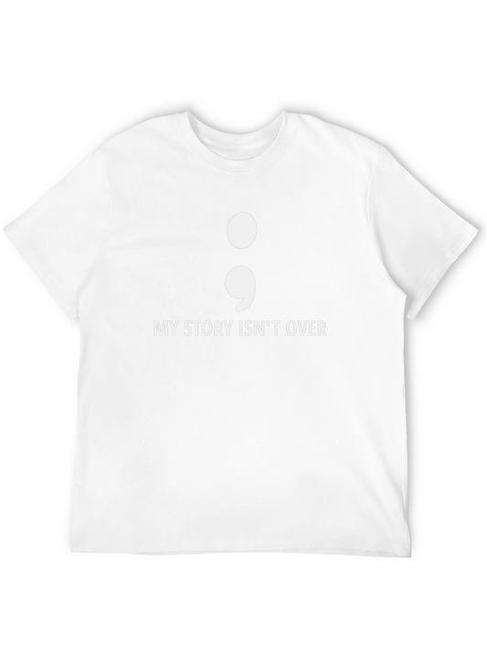 Semicolon Story T-Shirt - Mental Health Awareness Tee