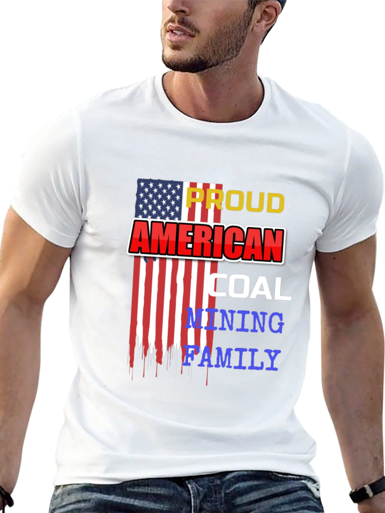 Proud American Coal Mining Family T-Shirt