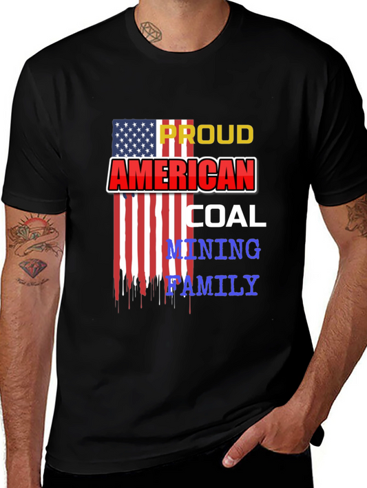 Proud American Coal Mining Family T-Shirt