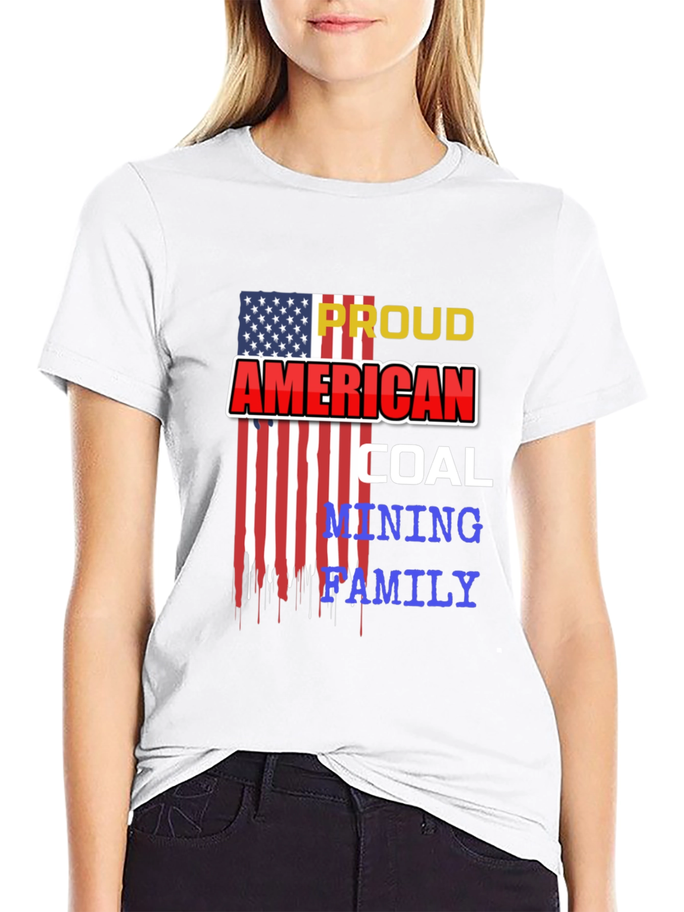 Proud American Coal Mining Family T-Shirt