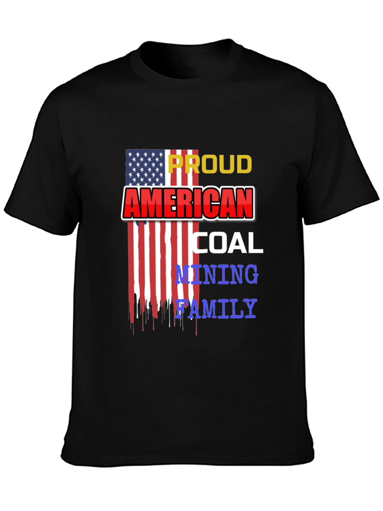 Proud American Coal Mining Family T-Shirt