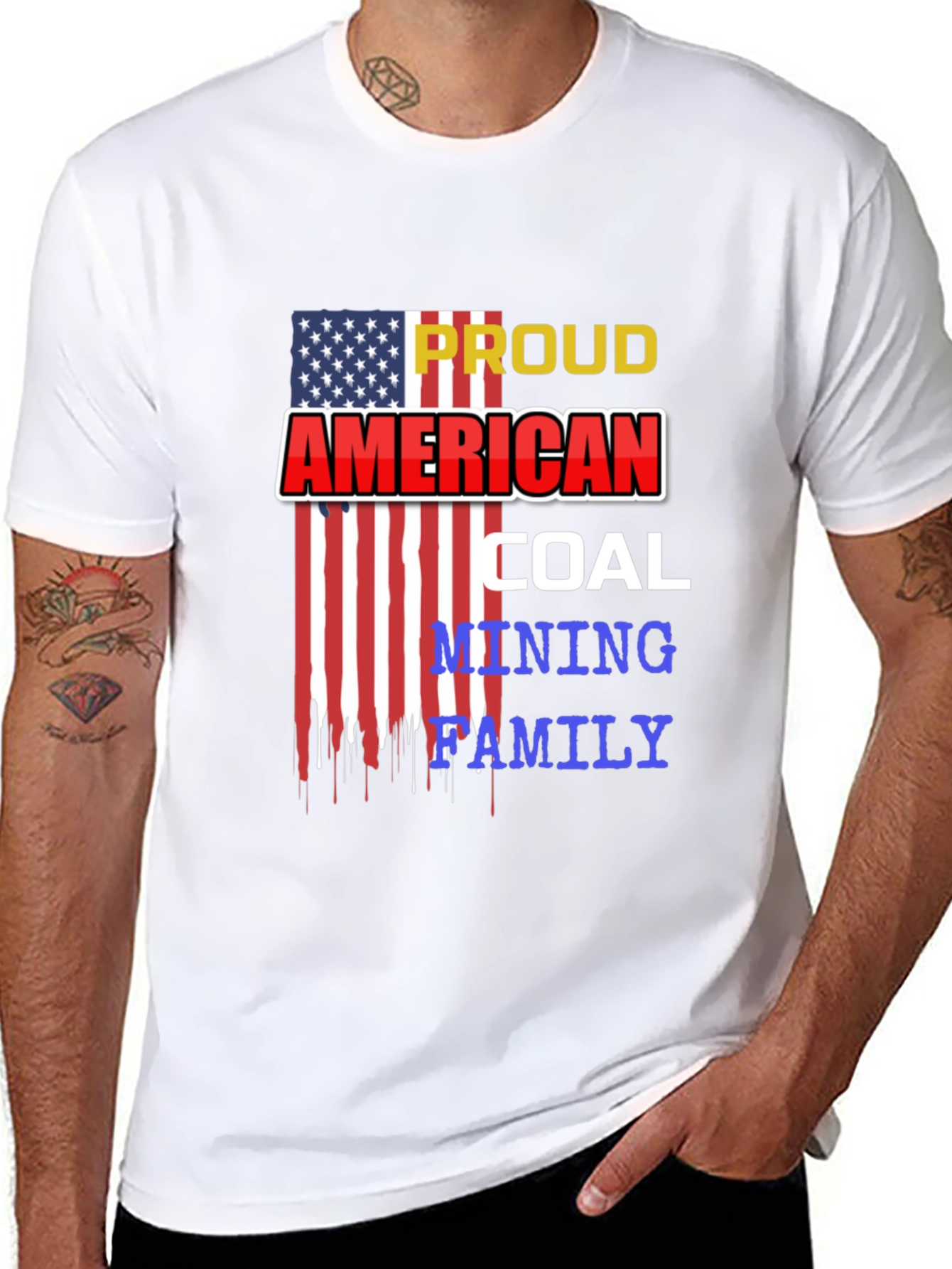 Proud American Coal Mining Family T-Shirt