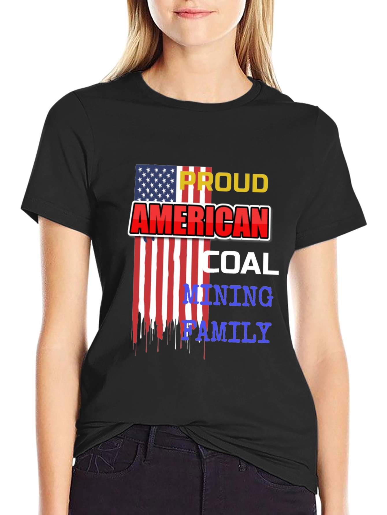 Proud American Coal Mining Family T-Shirt