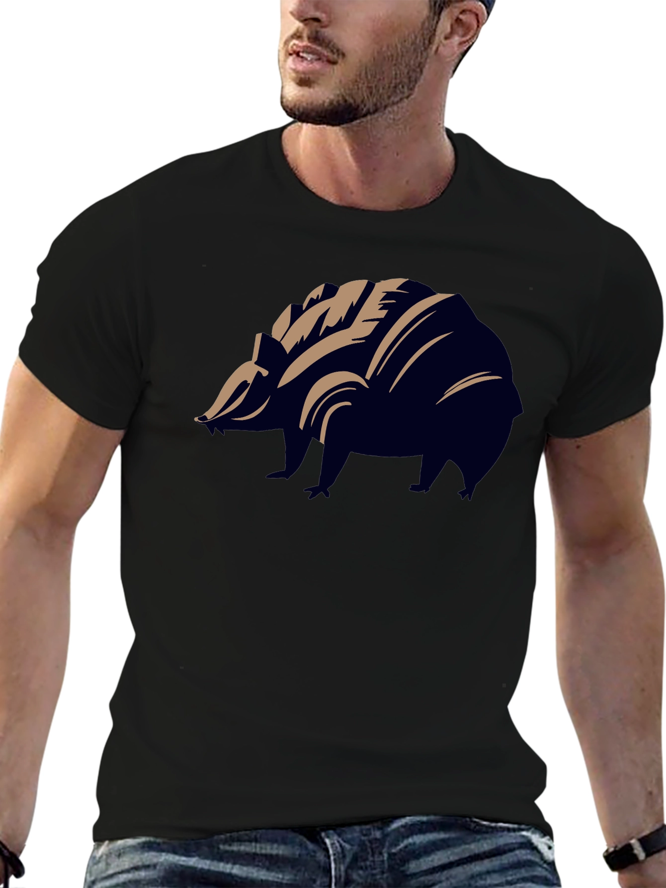 Badger Graphic T-Shirt - Black