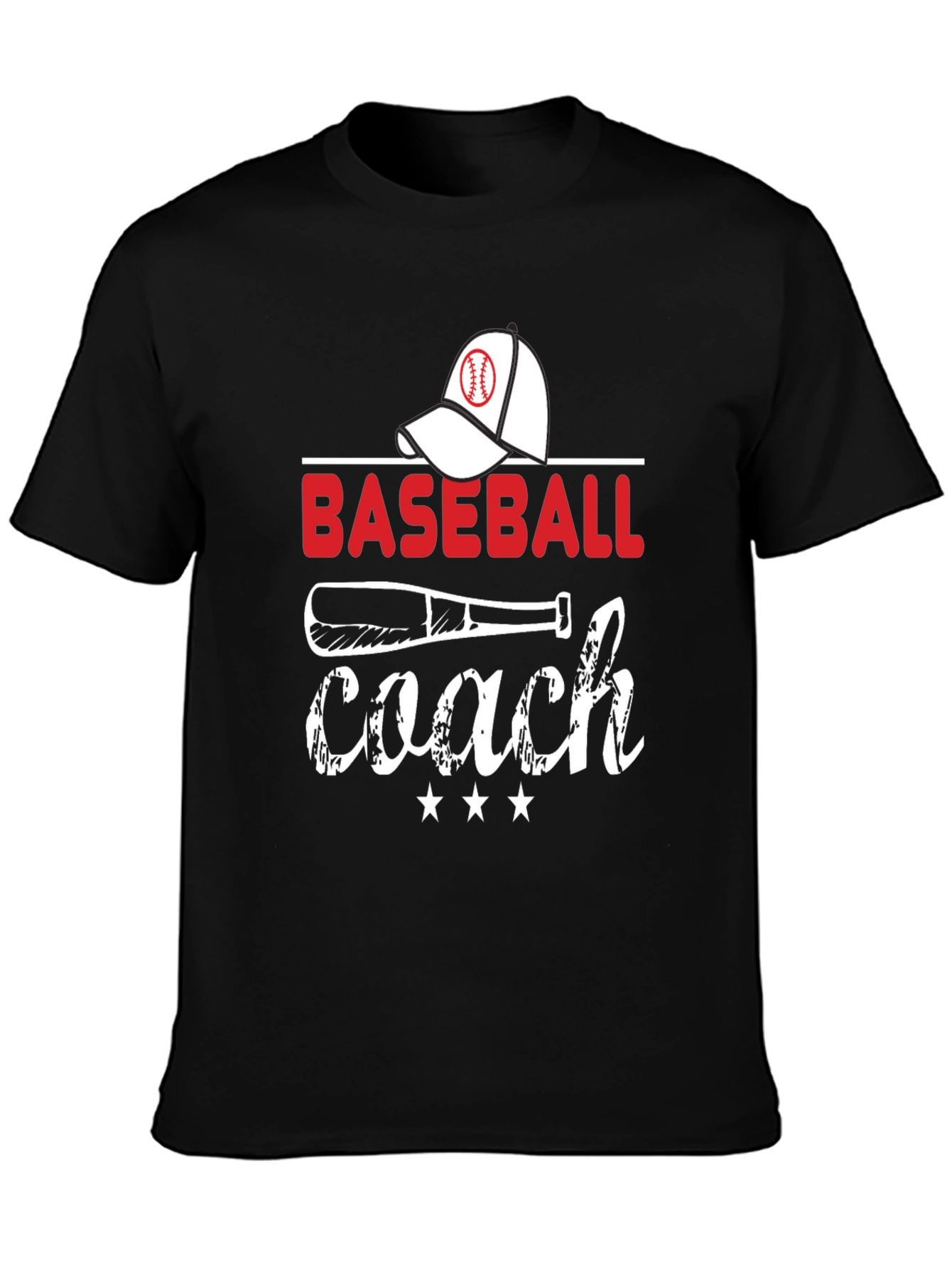 Baseball Coach Graphic T-Shirt