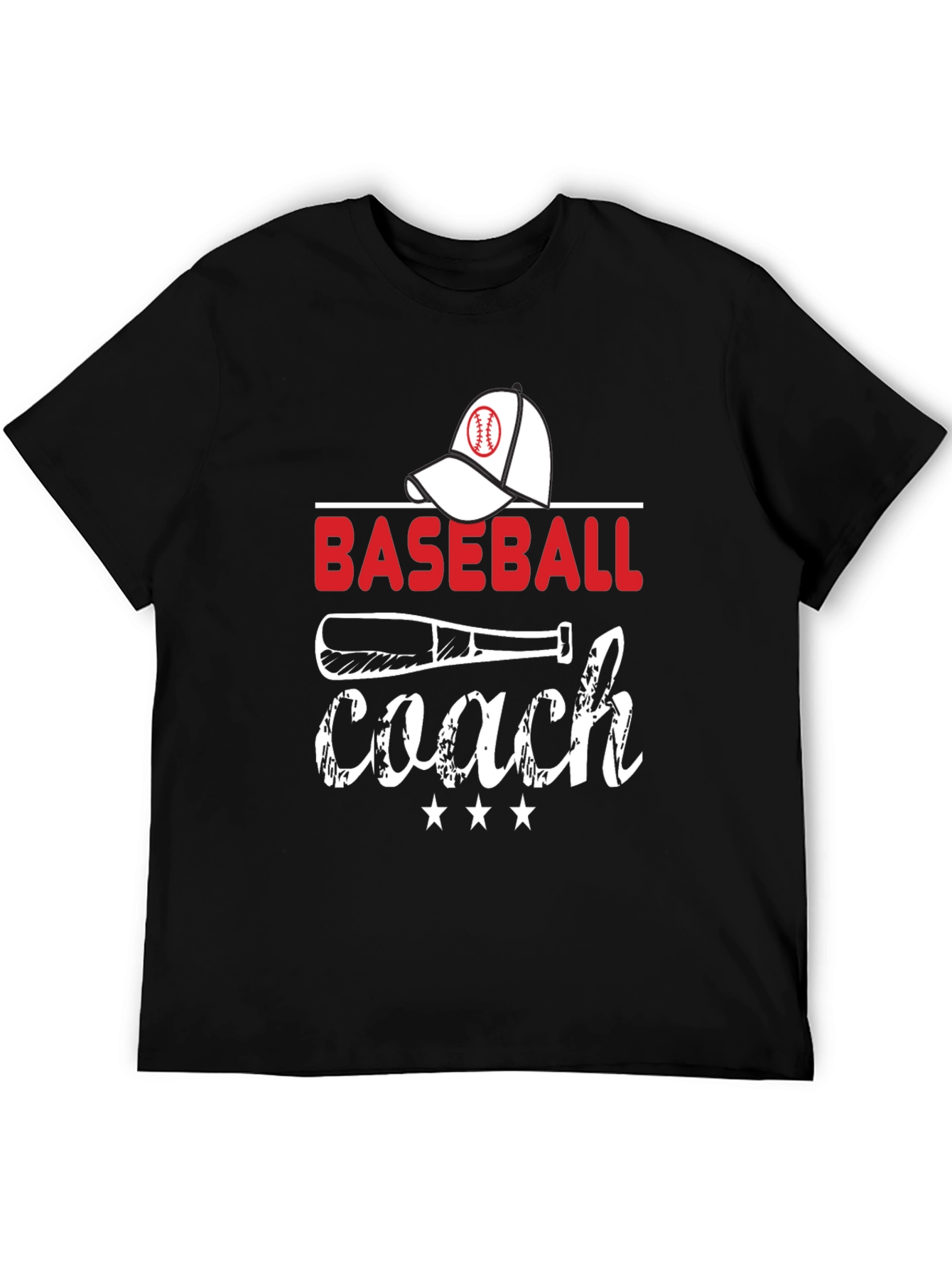 Baseball Coach Graphic T-Shirt