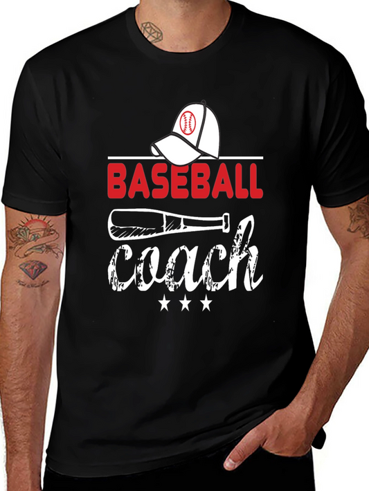 Baseball Coach Graphic T-Shirt