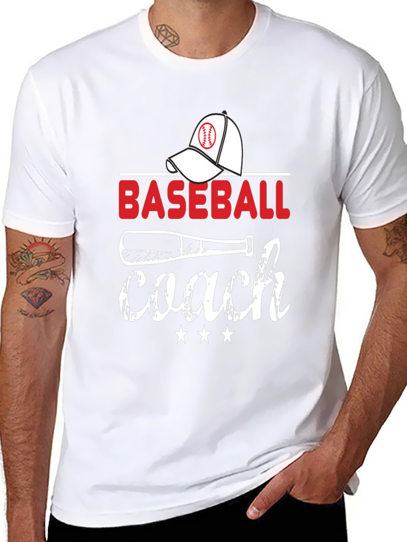 Baseball Coach Graphic T-Shirt