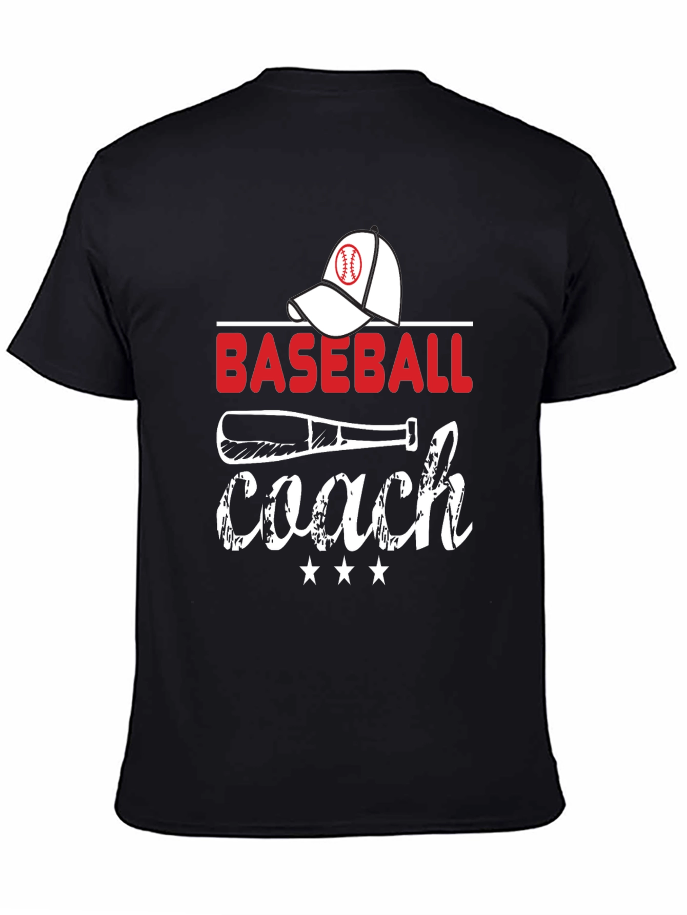 Baseball Coach Graphic T-Shirt