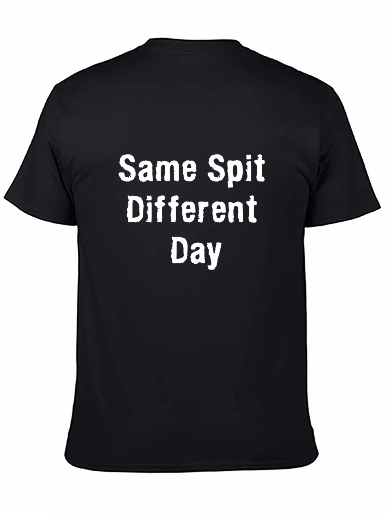 Same Spit Different Day Mens Black T-Shirt