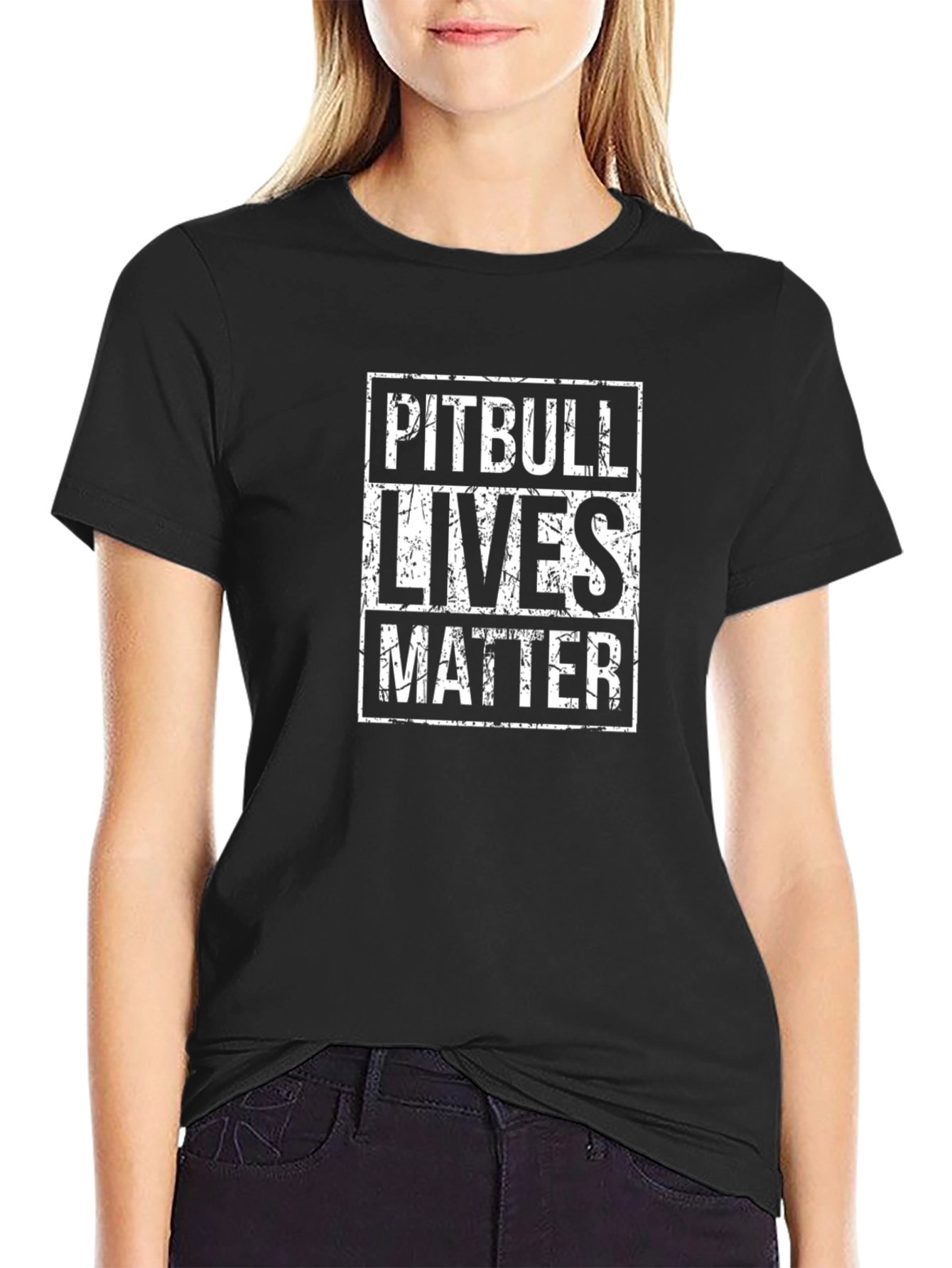 Pitbull Lives Matter Graphic T-Shirt