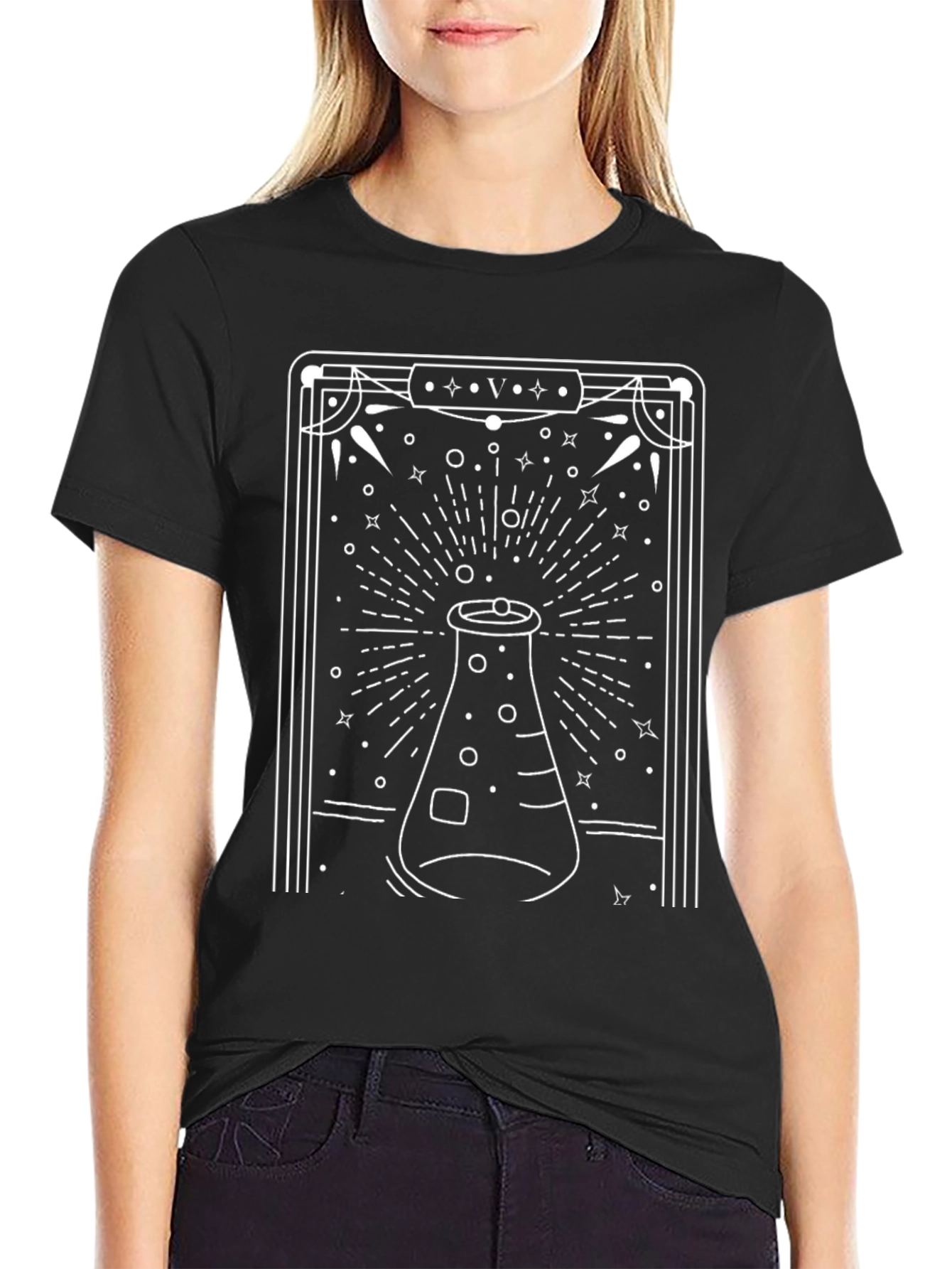 Science Tarot Tee - Stylish Alchemy Shirt