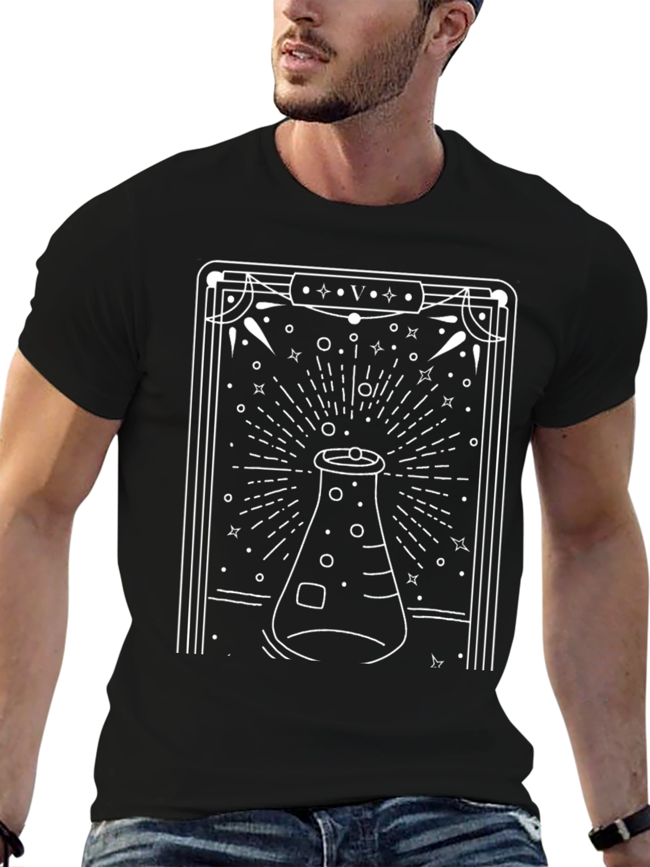Science Tarot Tee - Stylish Alchemy Shirt