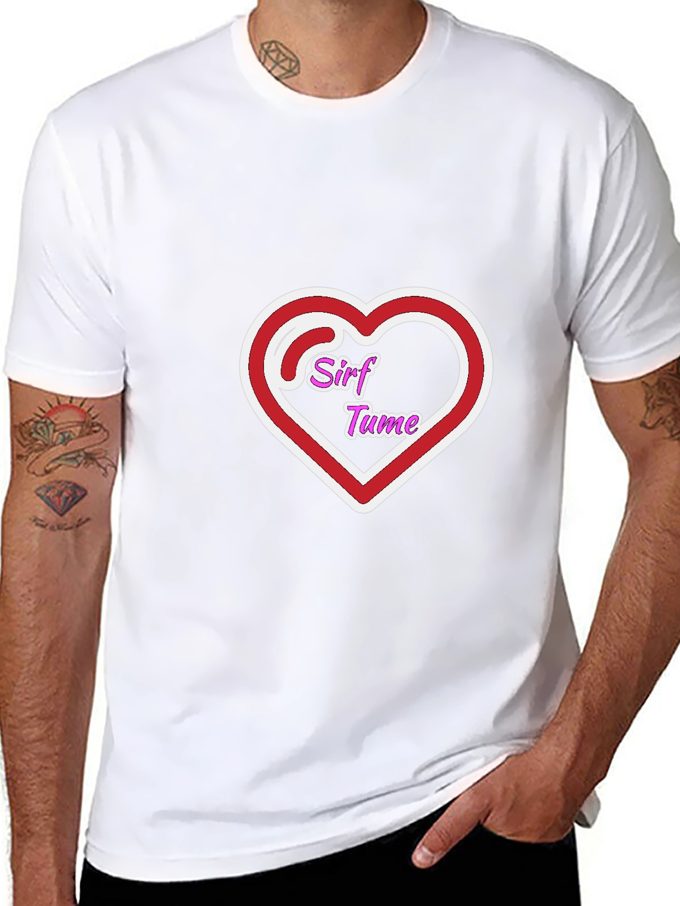 Sirf Tume Heart Graphic T-Shirt