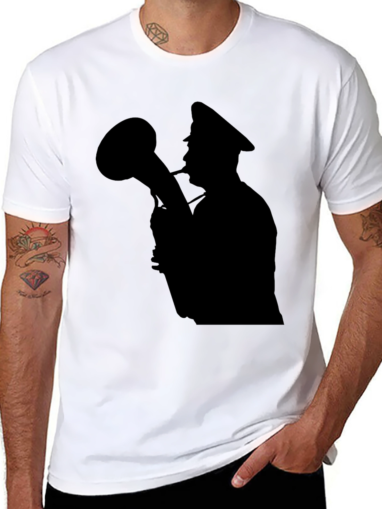 Silhouette Trumpet T-Shirt