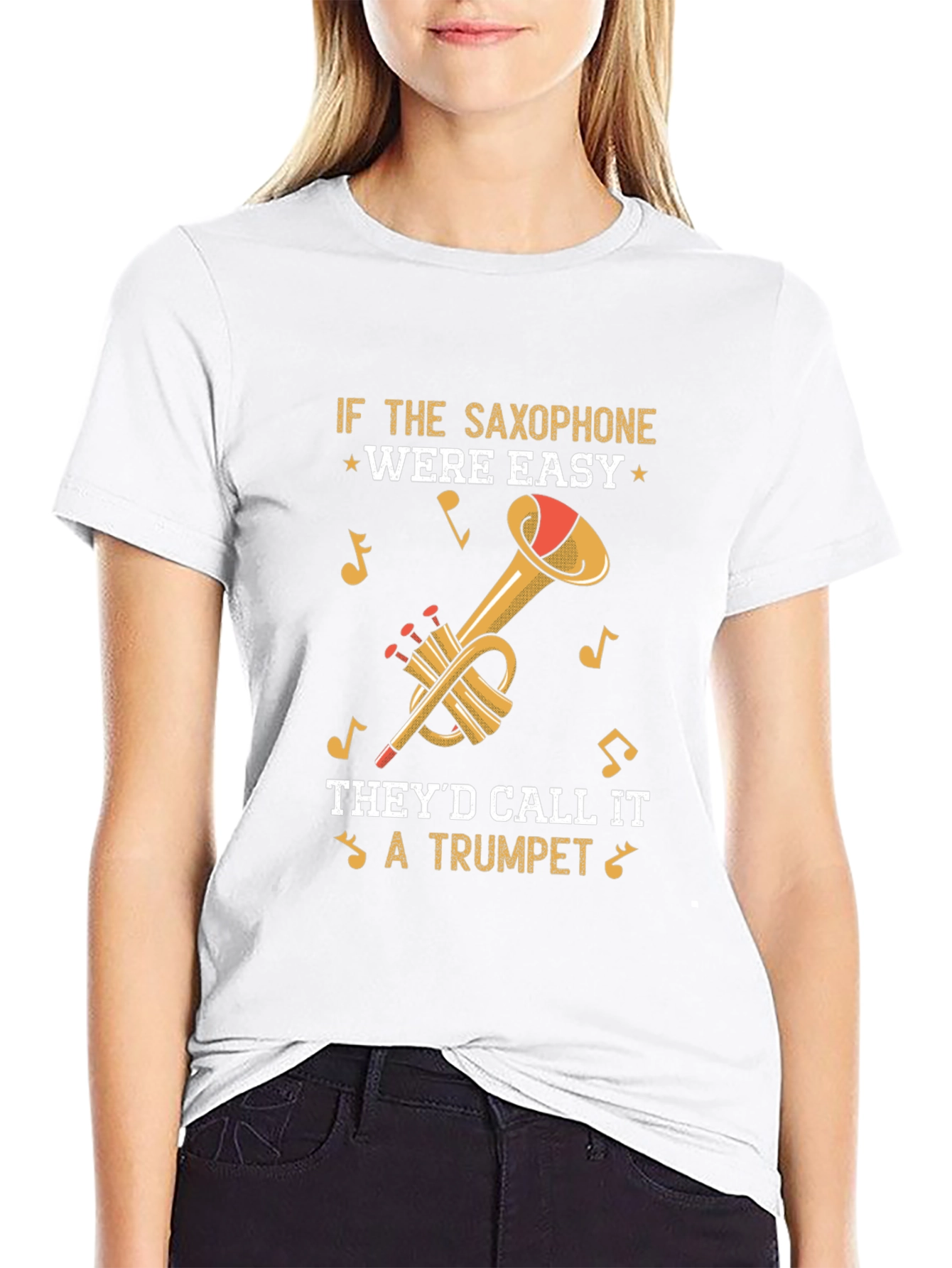 Saxophone vs Trumpet Tee