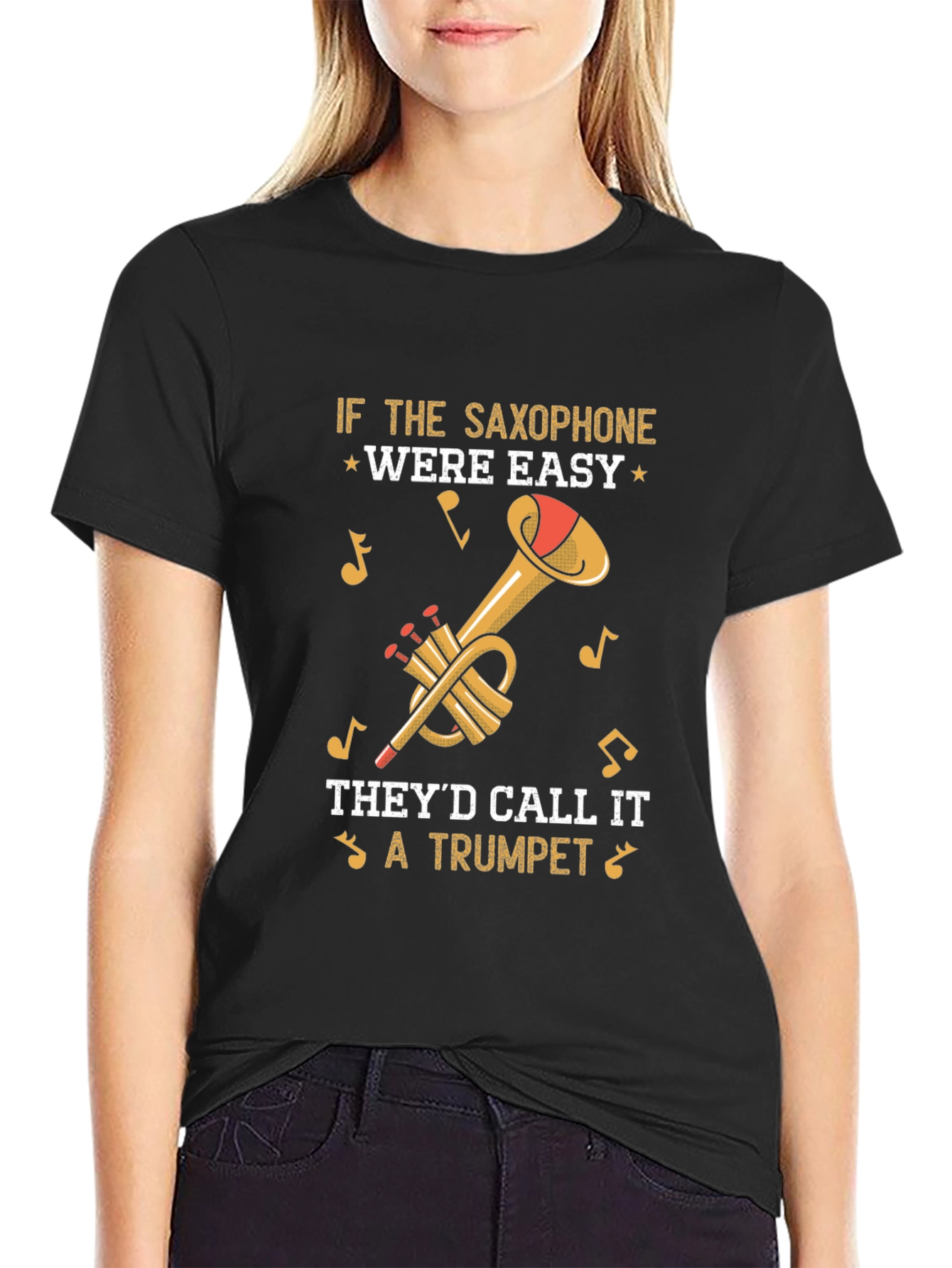 Saxophone vs Trumpet Tee
