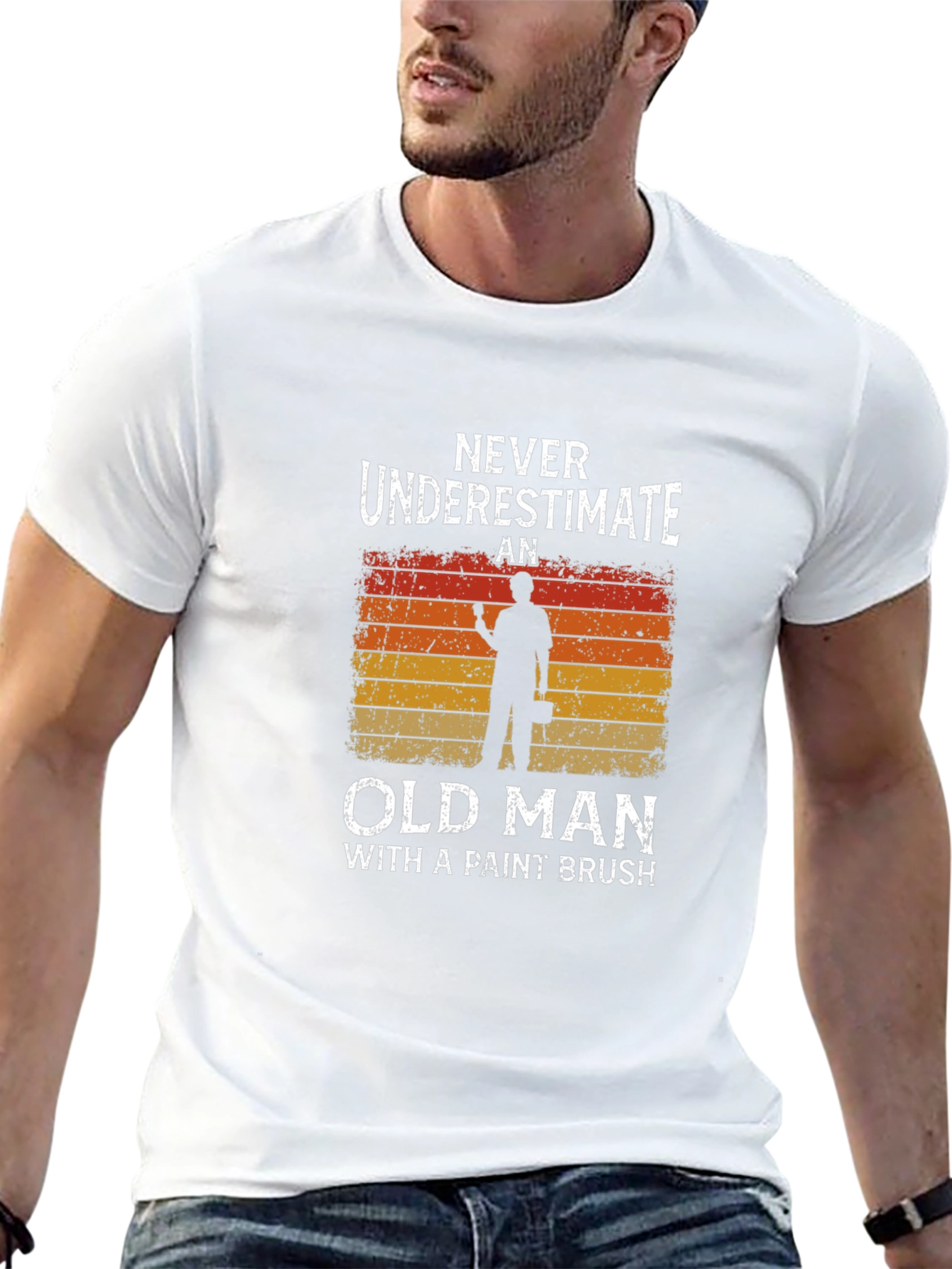 Never Underestimate an Old Man T-Shirt