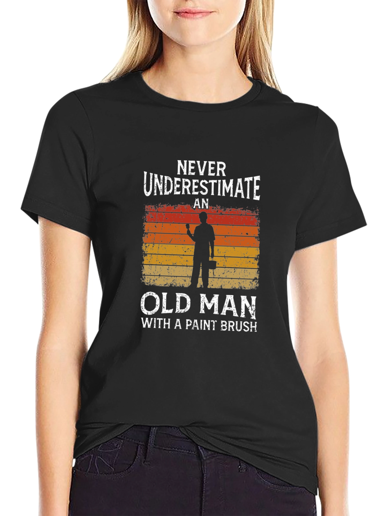 Never Underestimate an Old Man T-Shirt