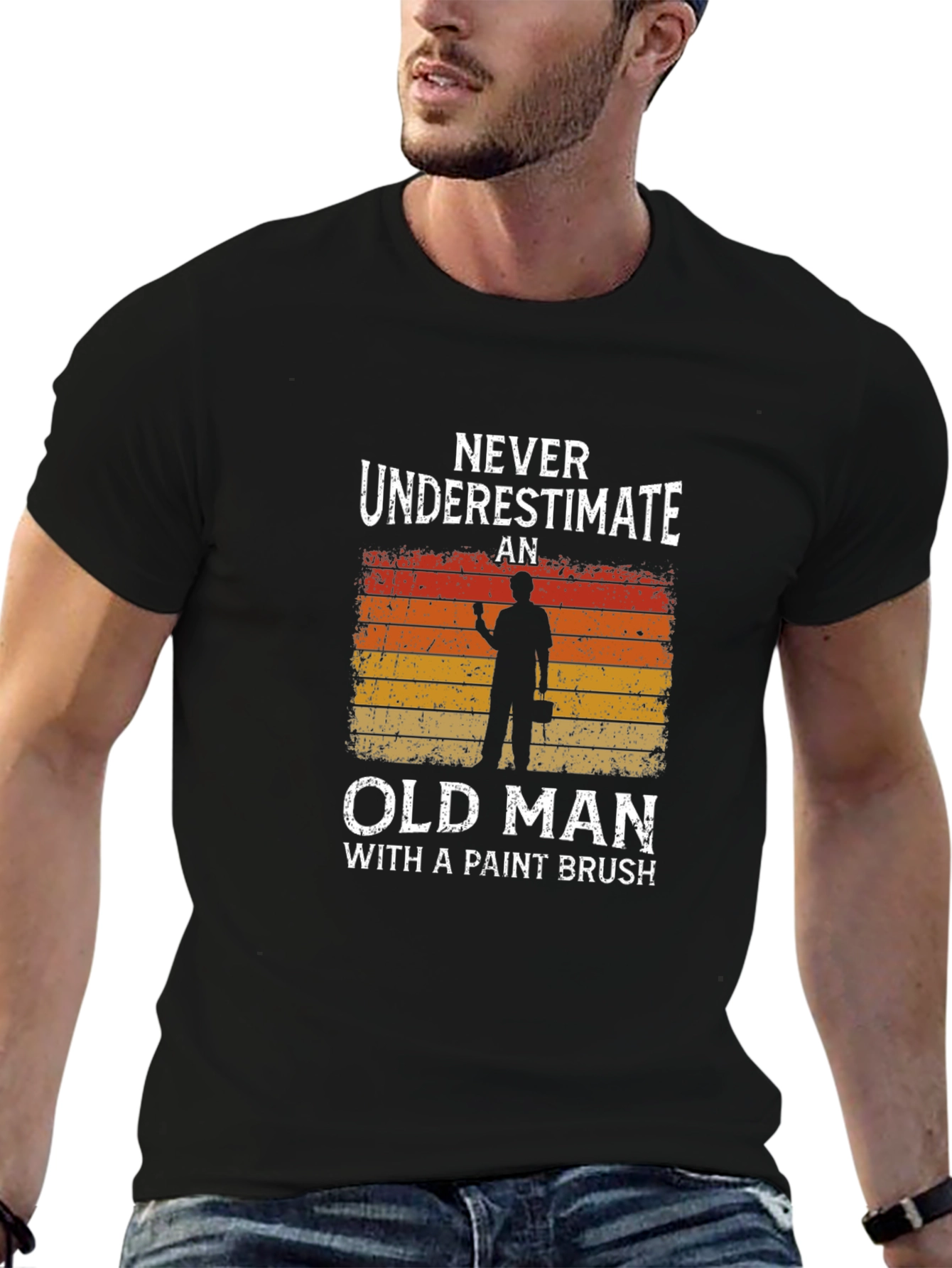 Never Underestimate an Old Man T-Shirt
