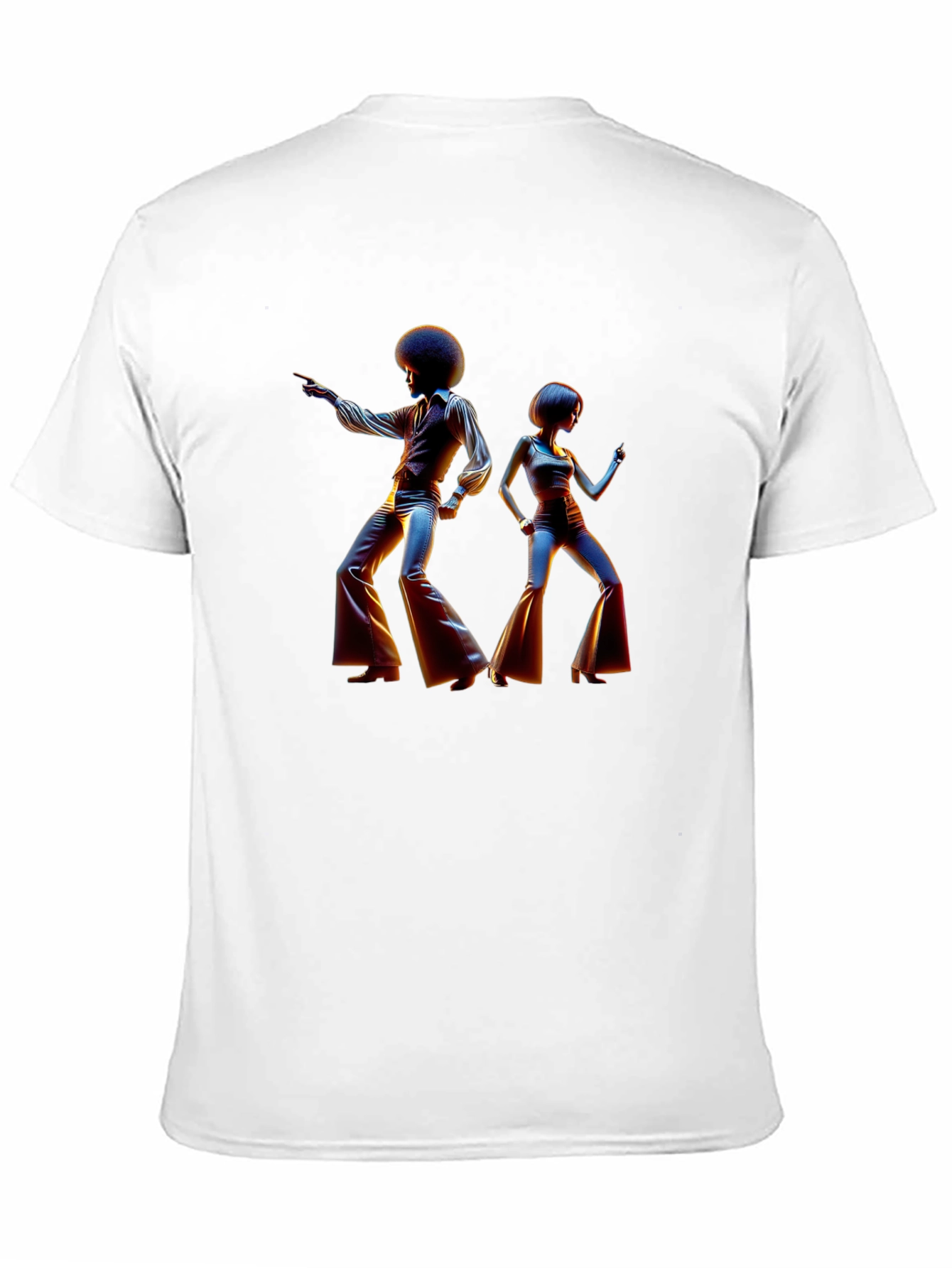 Retro Disco Dance T-Shirt - Black