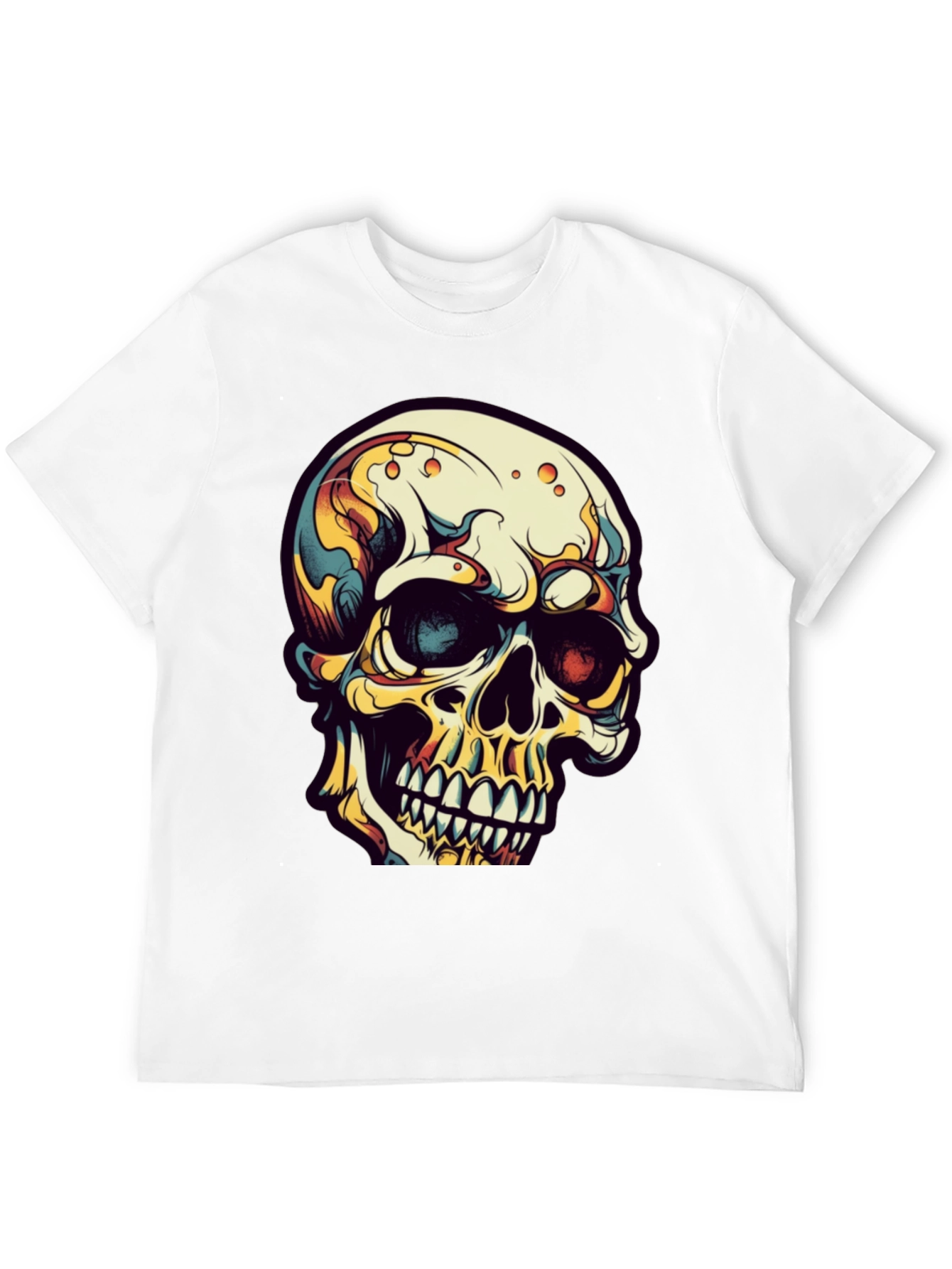 Skull Graphic Tee - Edgy Streetwear