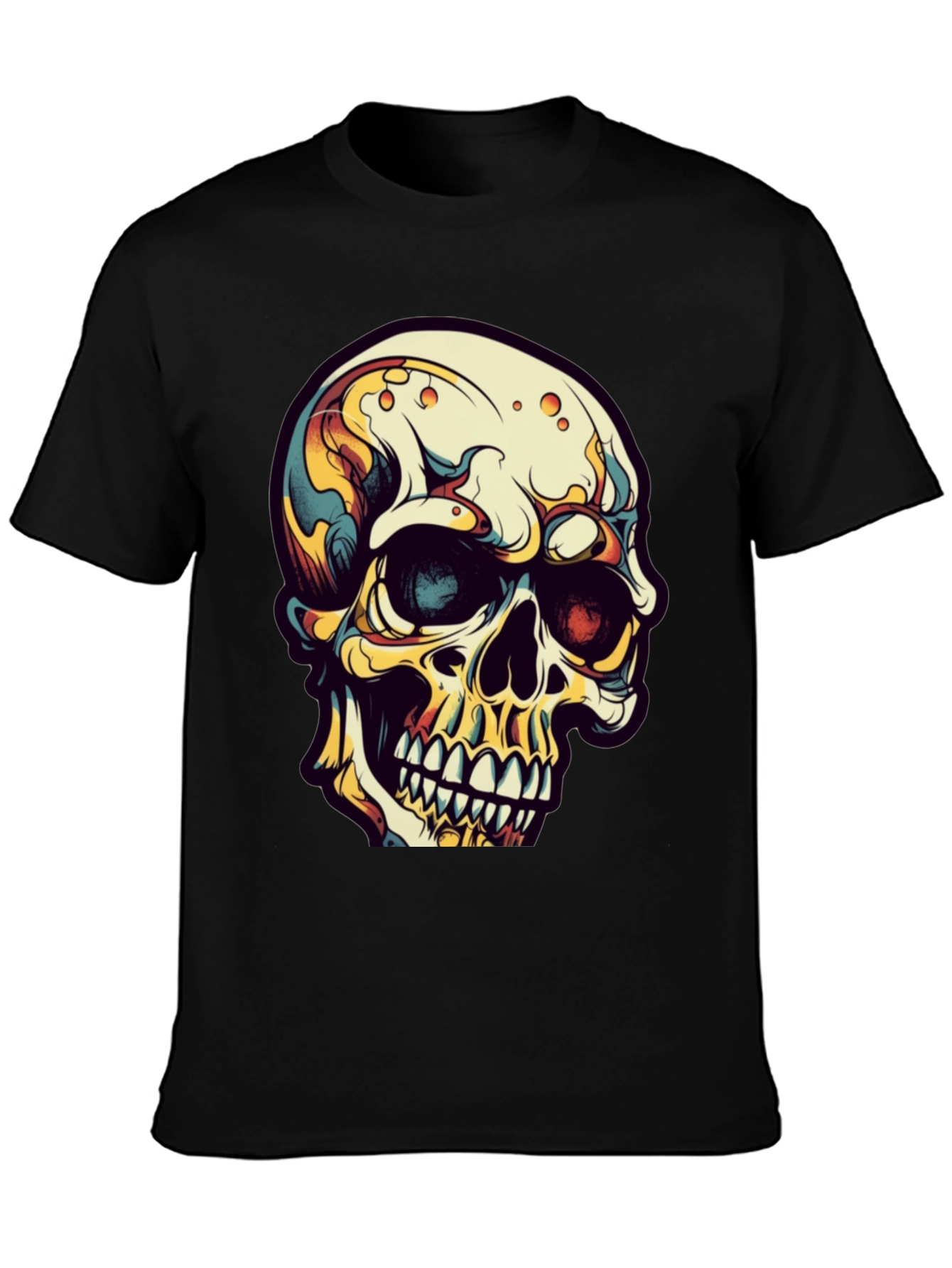 Skull Graphic Tee - Edgy Streetwear