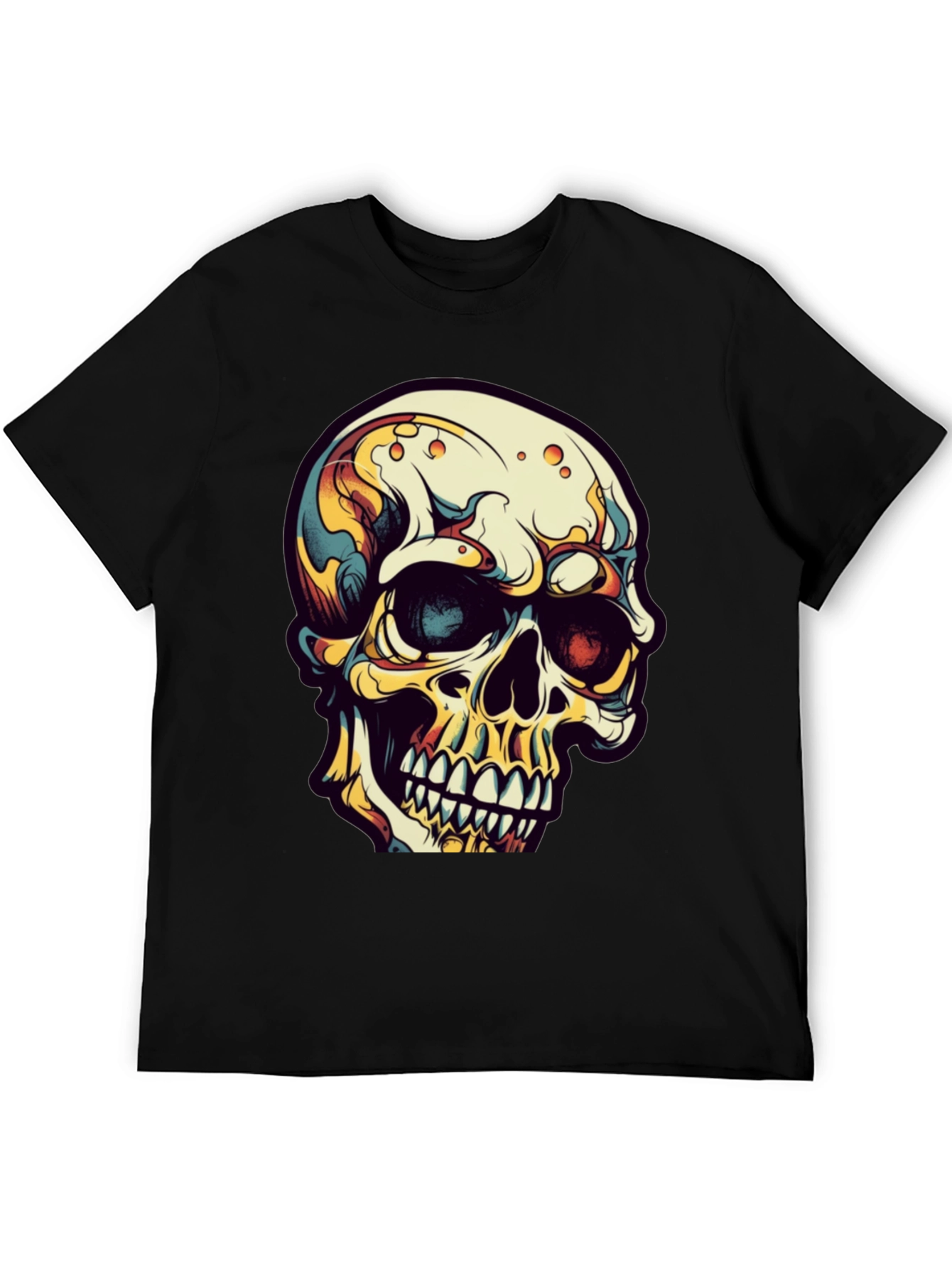 Skull Graphic Tee - Edgy Streetwear