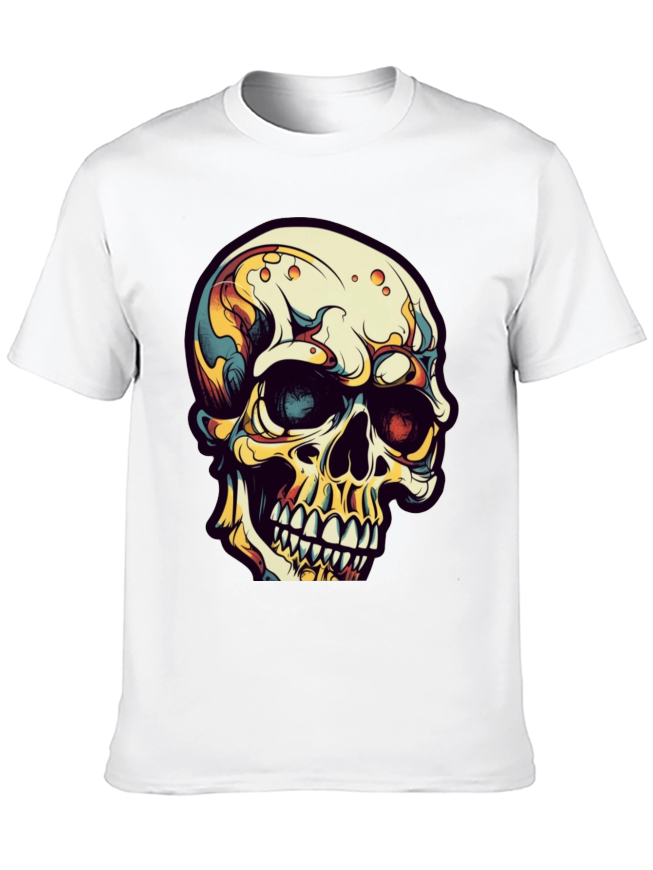 Skull Graphic Tee - Edgy Streetwear