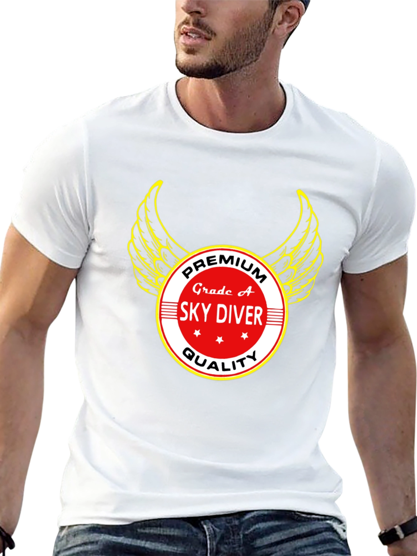 Premium Sky Diver Grade A Graphic T-Shirt
