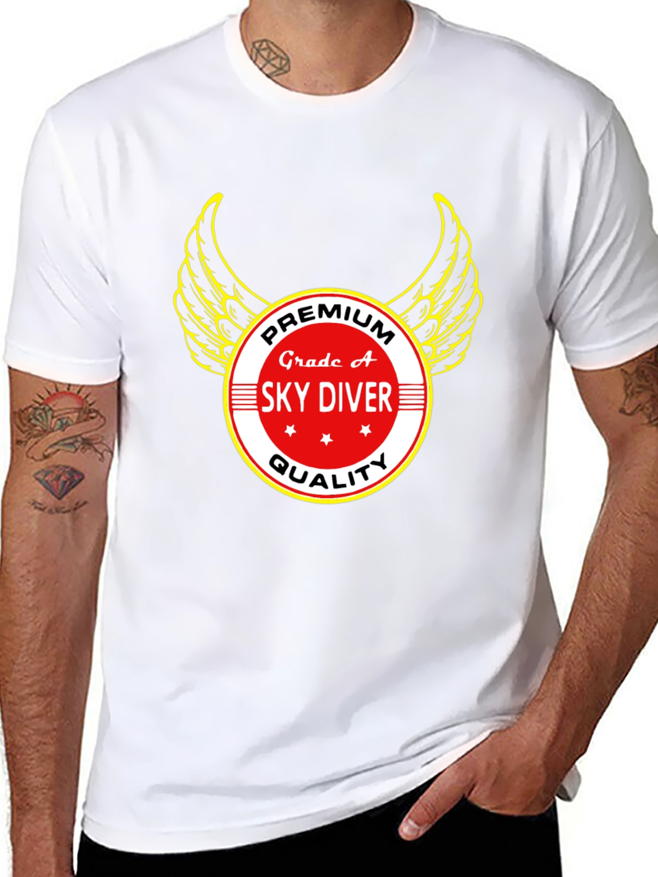 Premium Sky Diver Grade A Graphic T-Shirt